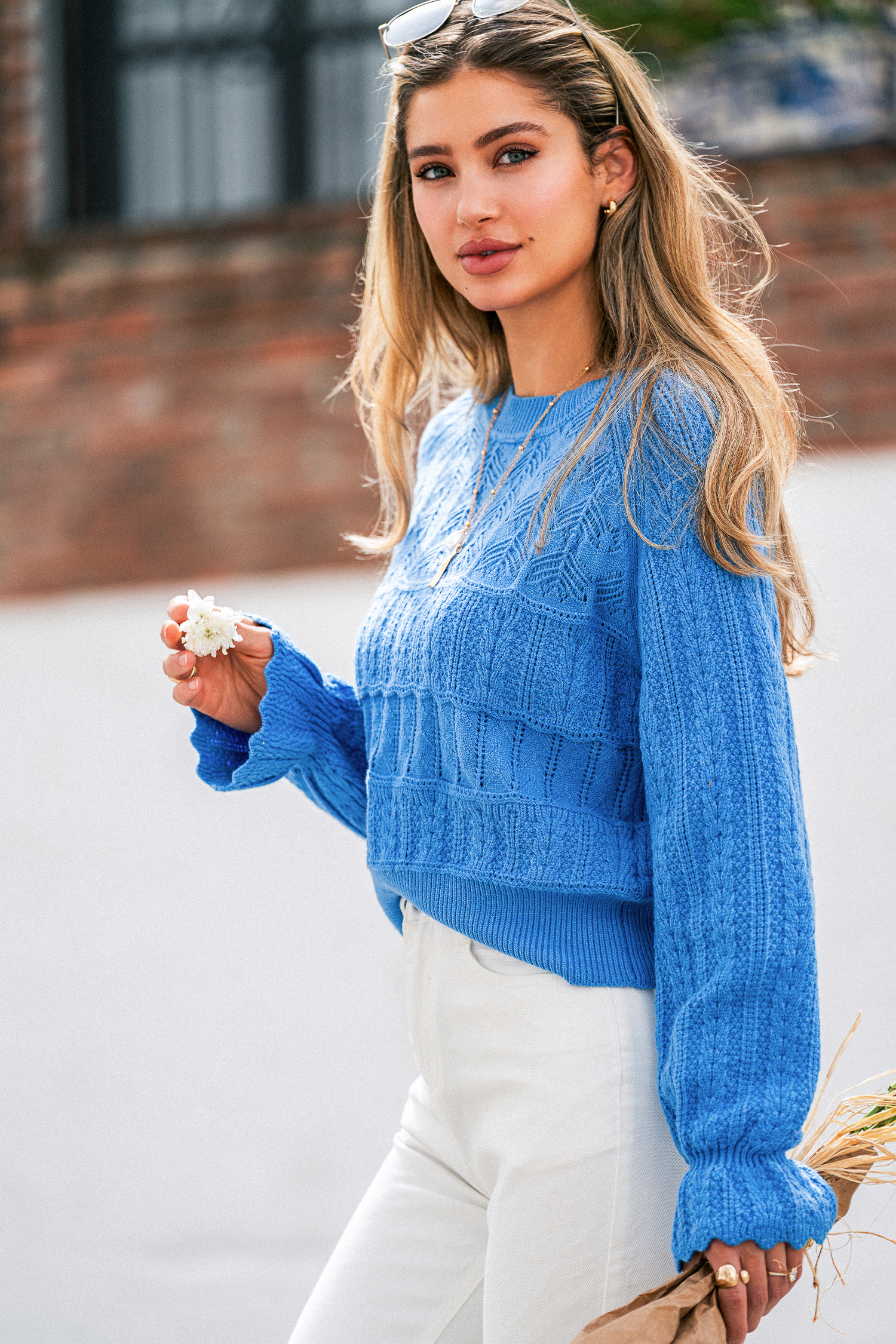 Dream Day Blue Sweater