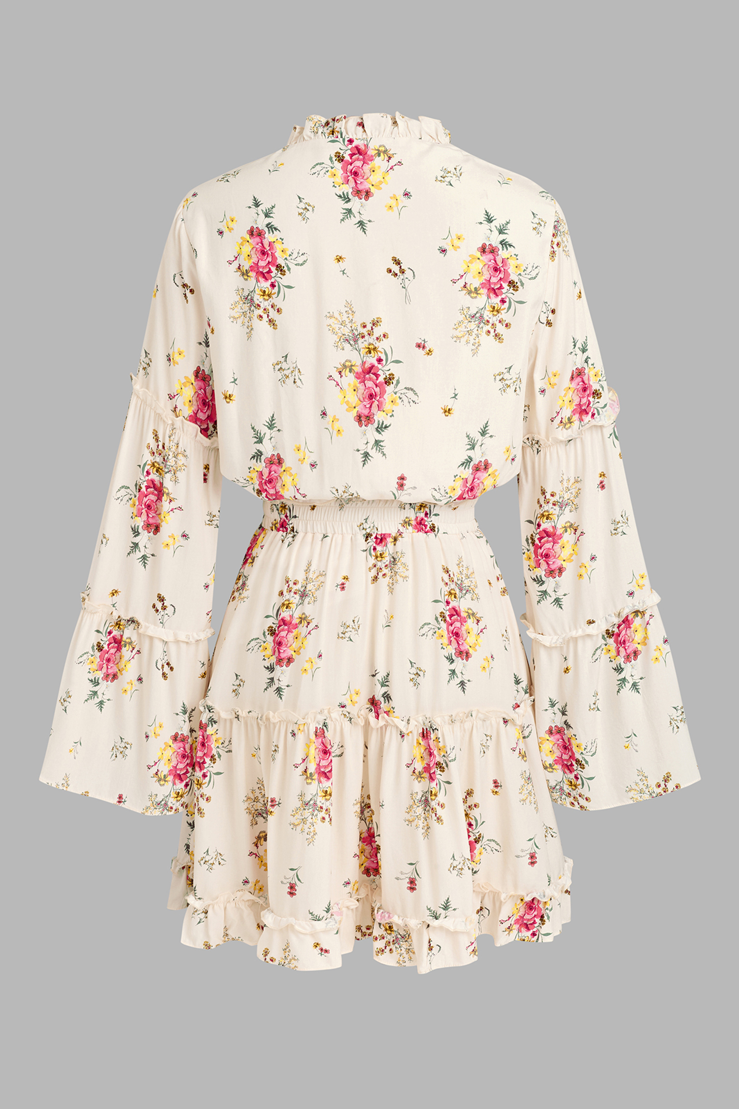 Cupshe Retro Radiance Floral Mini Dress