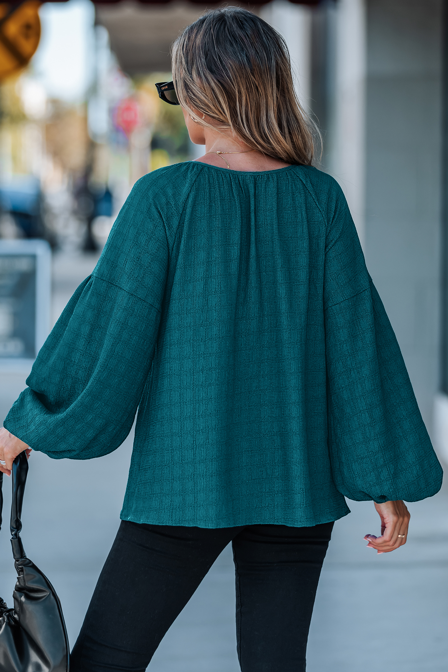 Cupshe Willow Way Teal Top In Green
