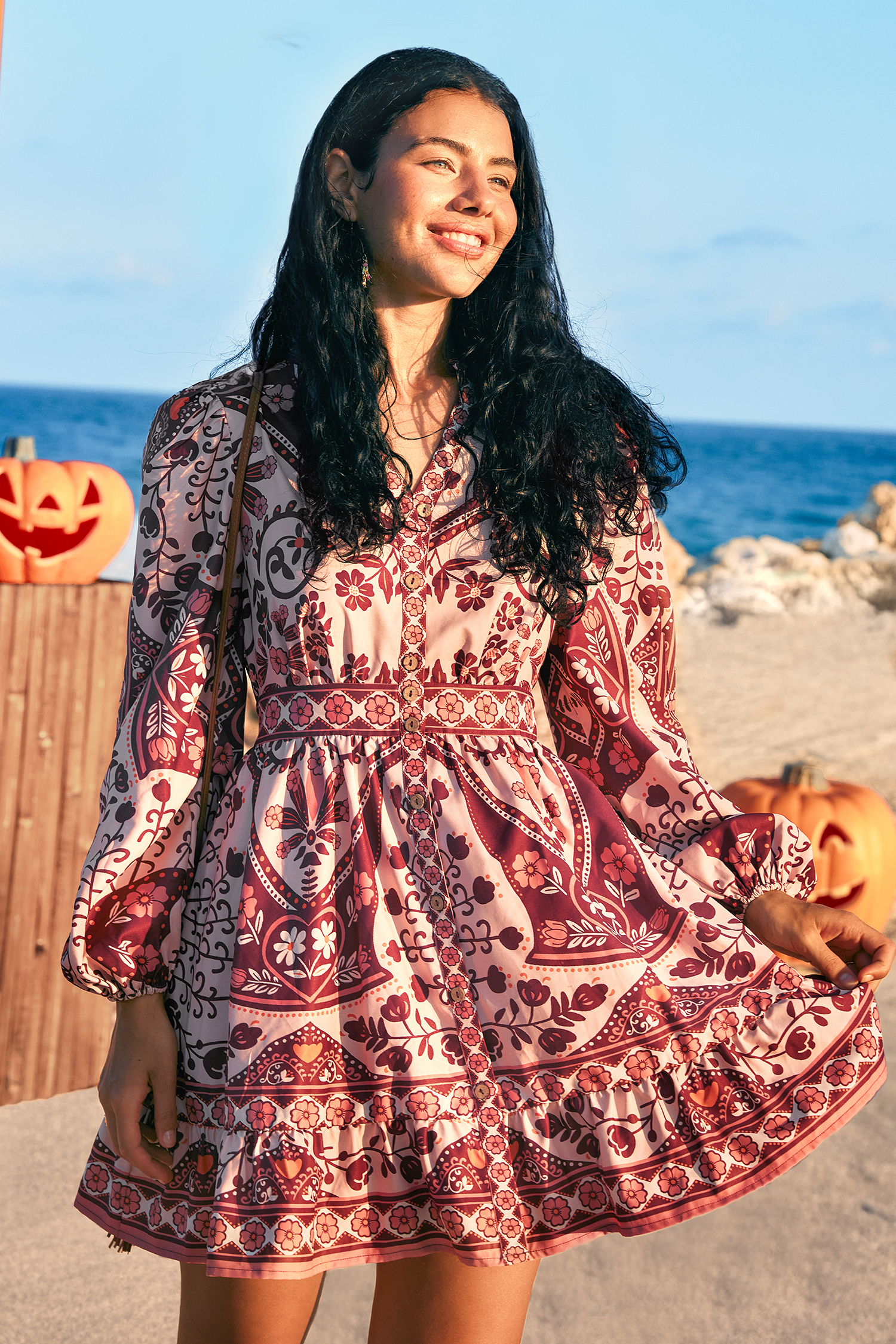 Spontaneous Plans Boho Mini Dress