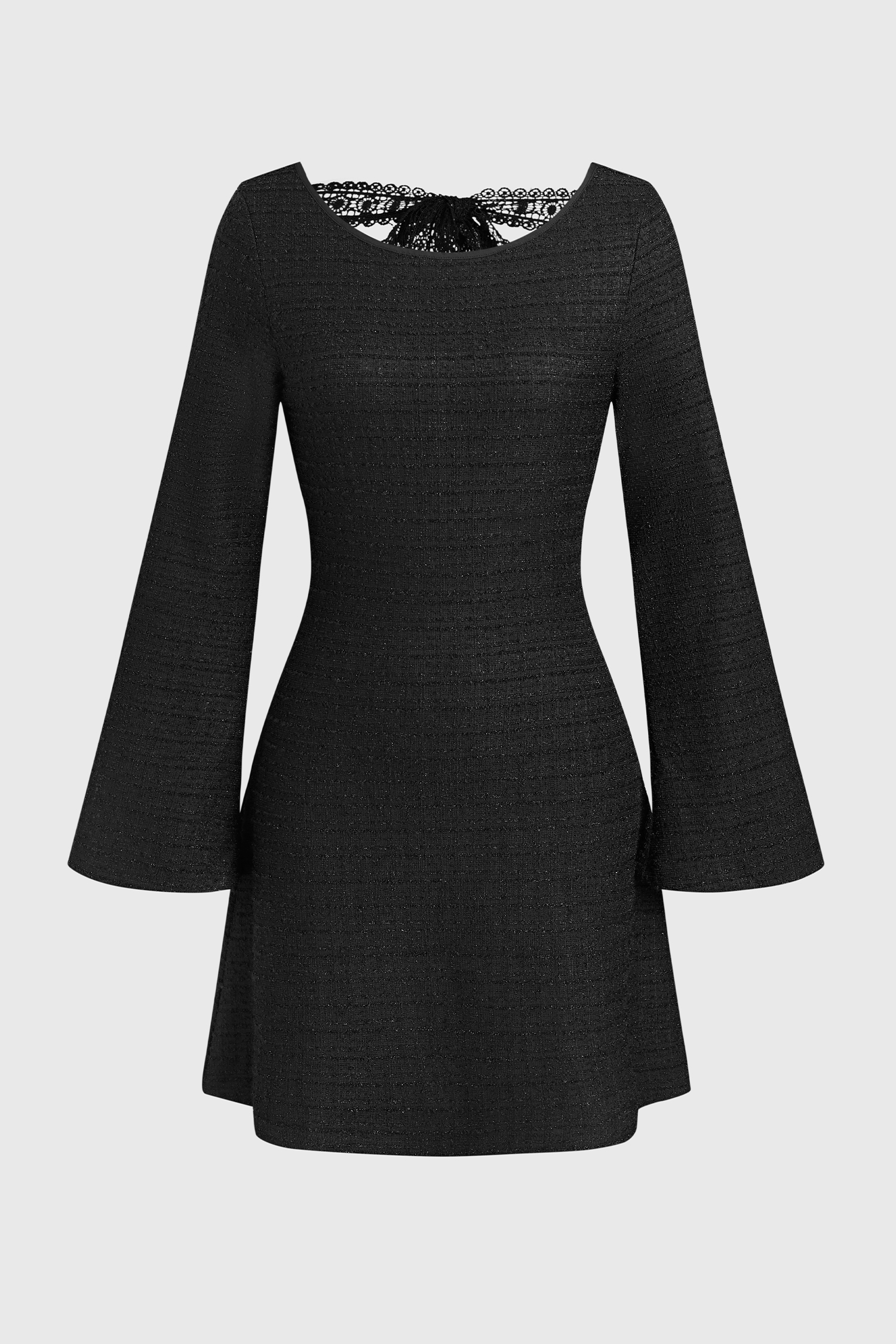 Just a Crush Black Mini Dress