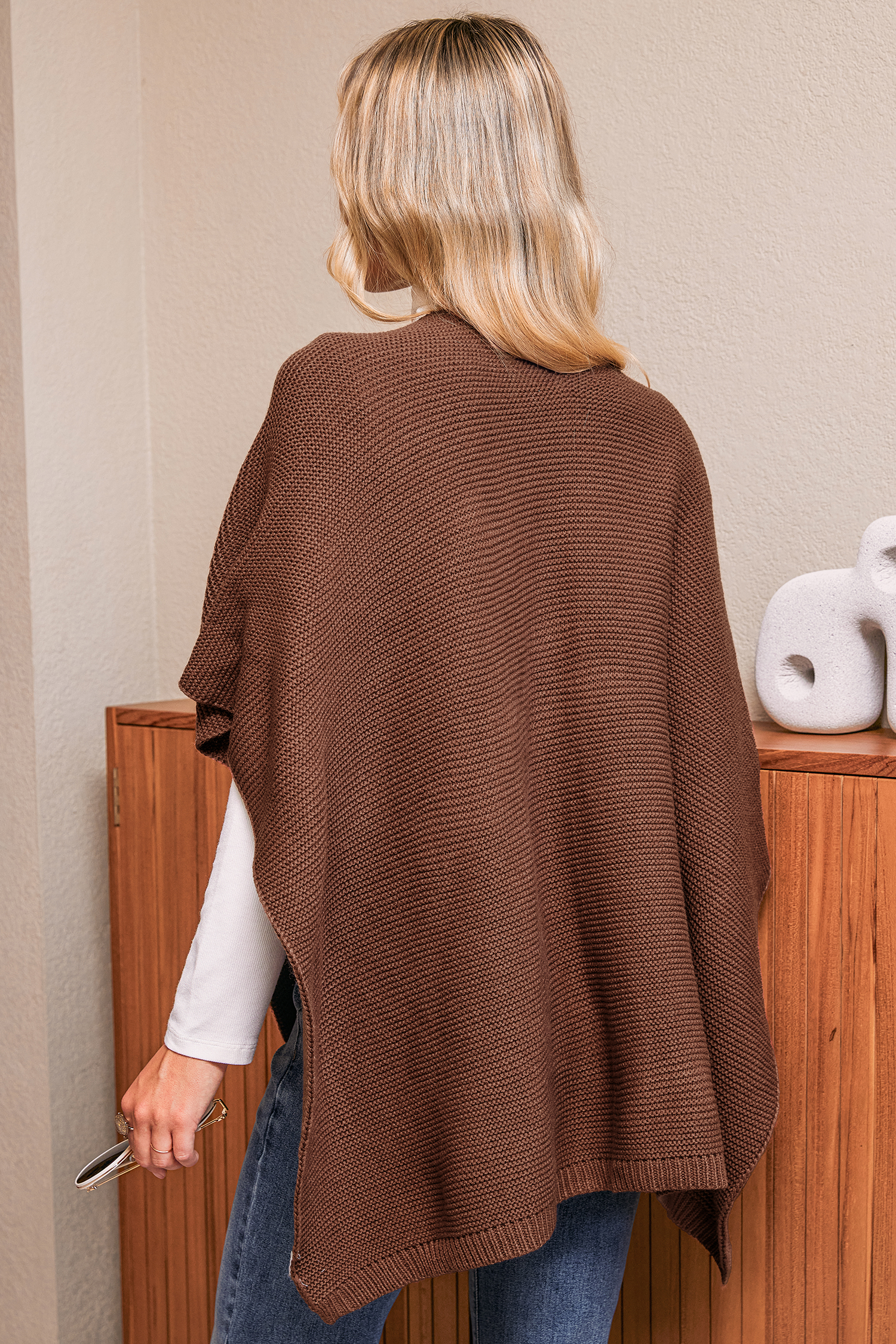 Cupshe Cardamom Latte Brown Cardigan