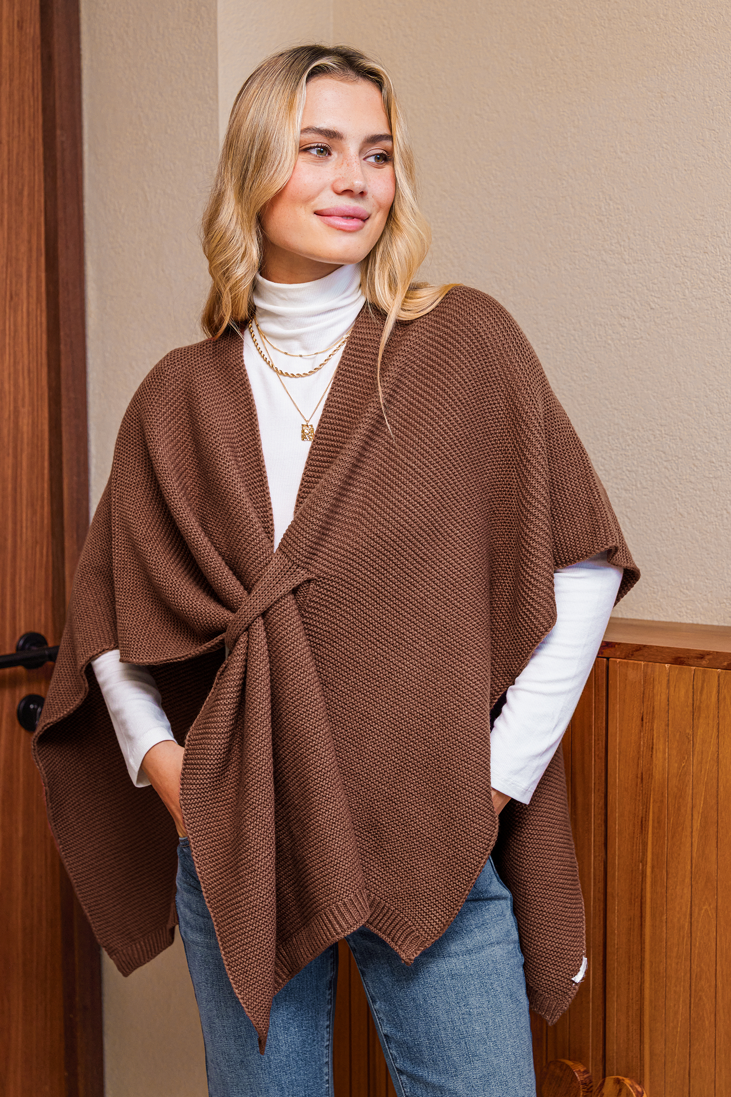Cupshe Cardamom Latte Brown Cardigan