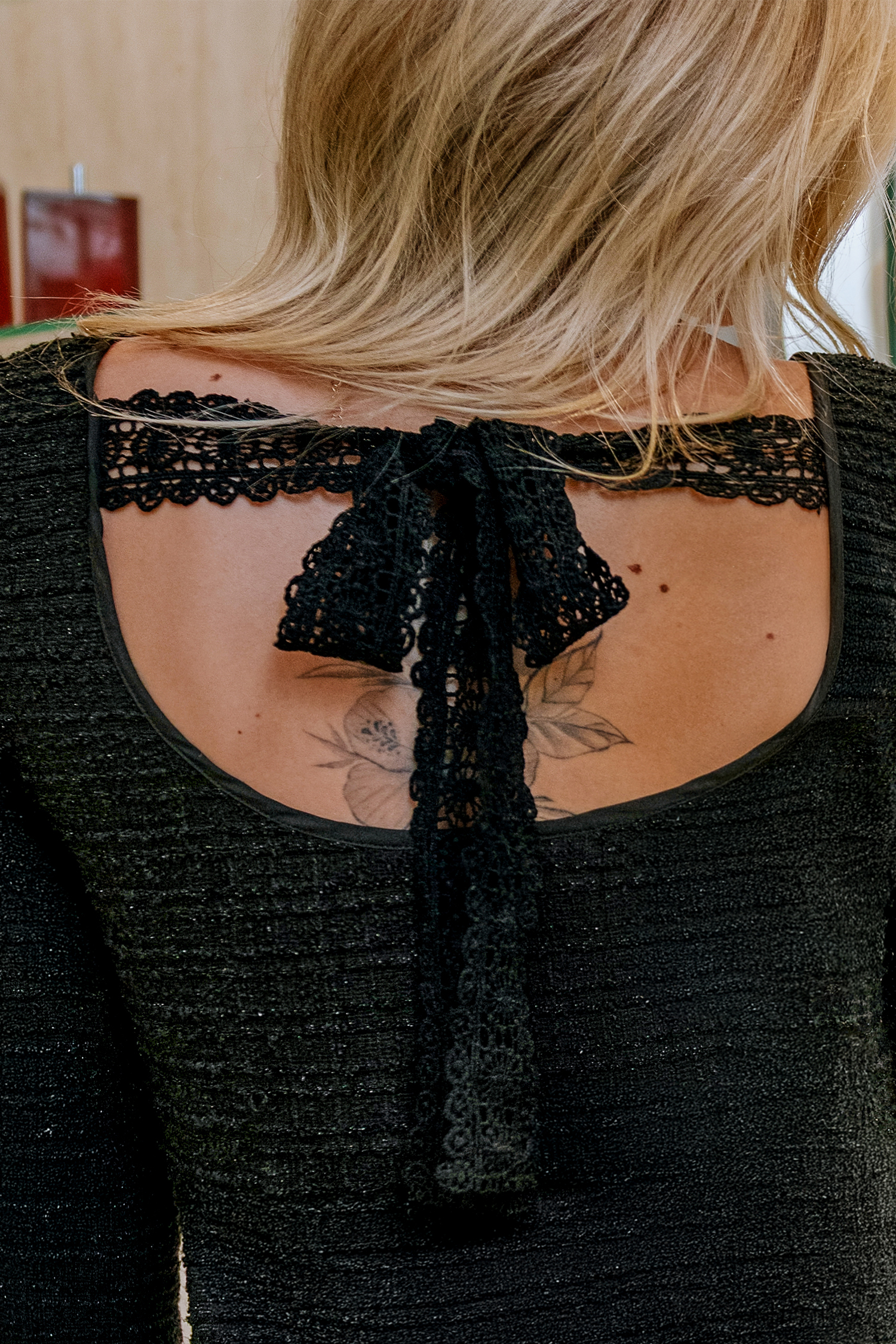 Just a Crush Black Mini Dress