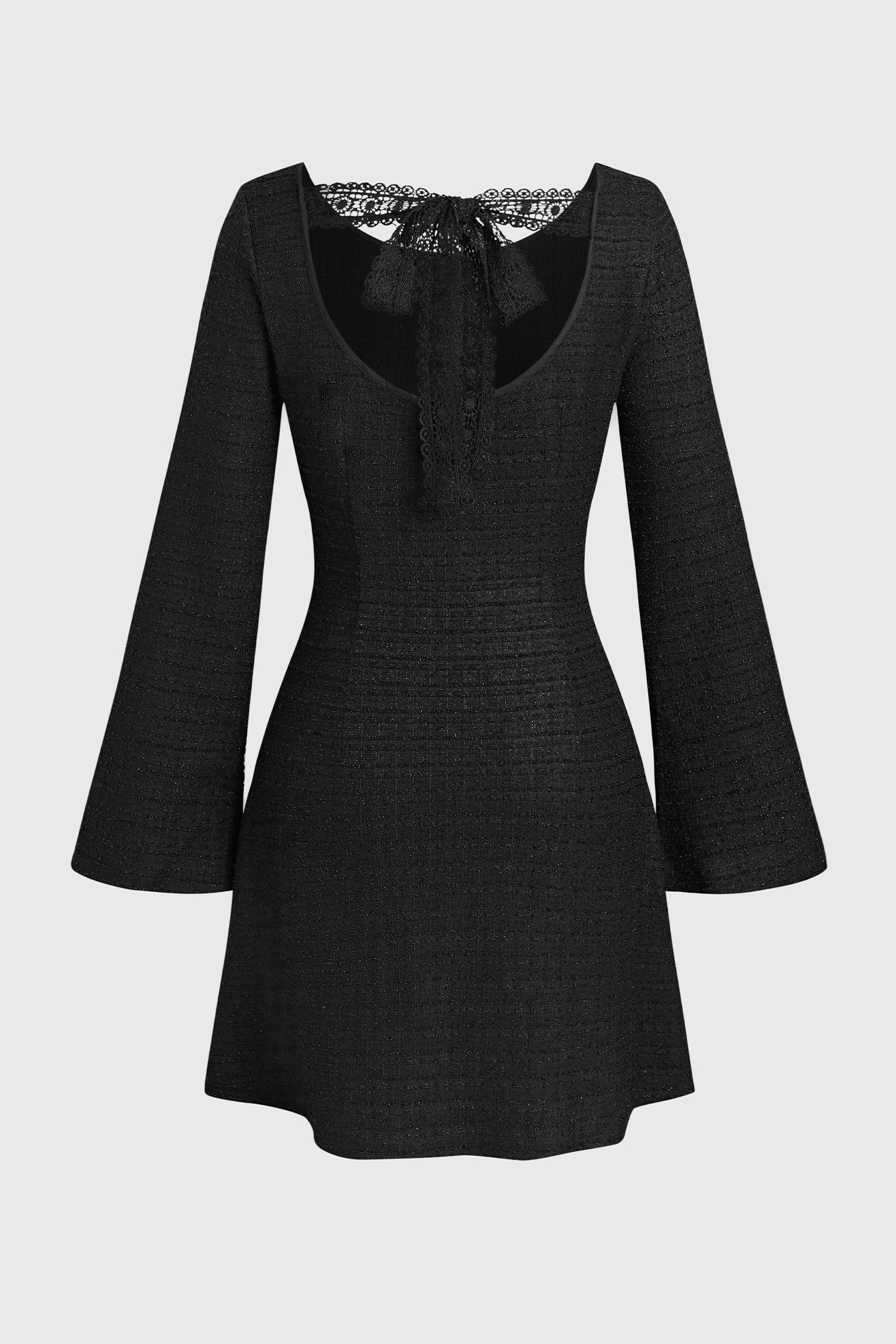 Just a Crush Black Mini Dress