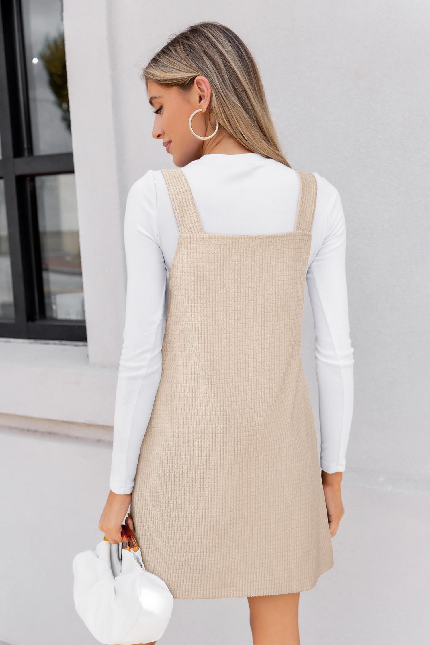 Cupshe Apple Cider Beige Mini Dress In Multi