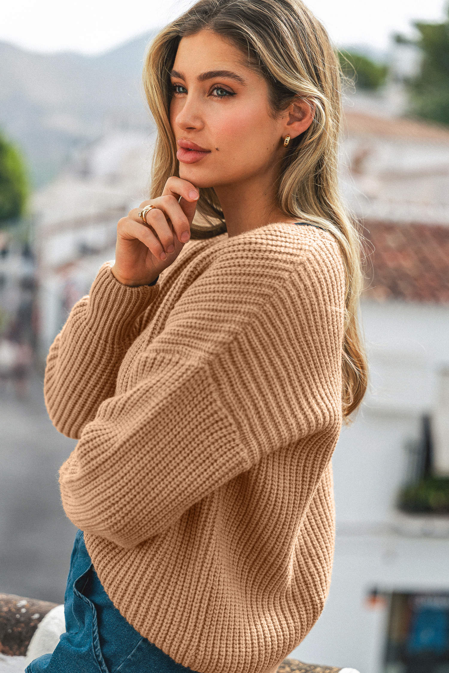 Cupshe Cozy Sunday Brown Cardigan