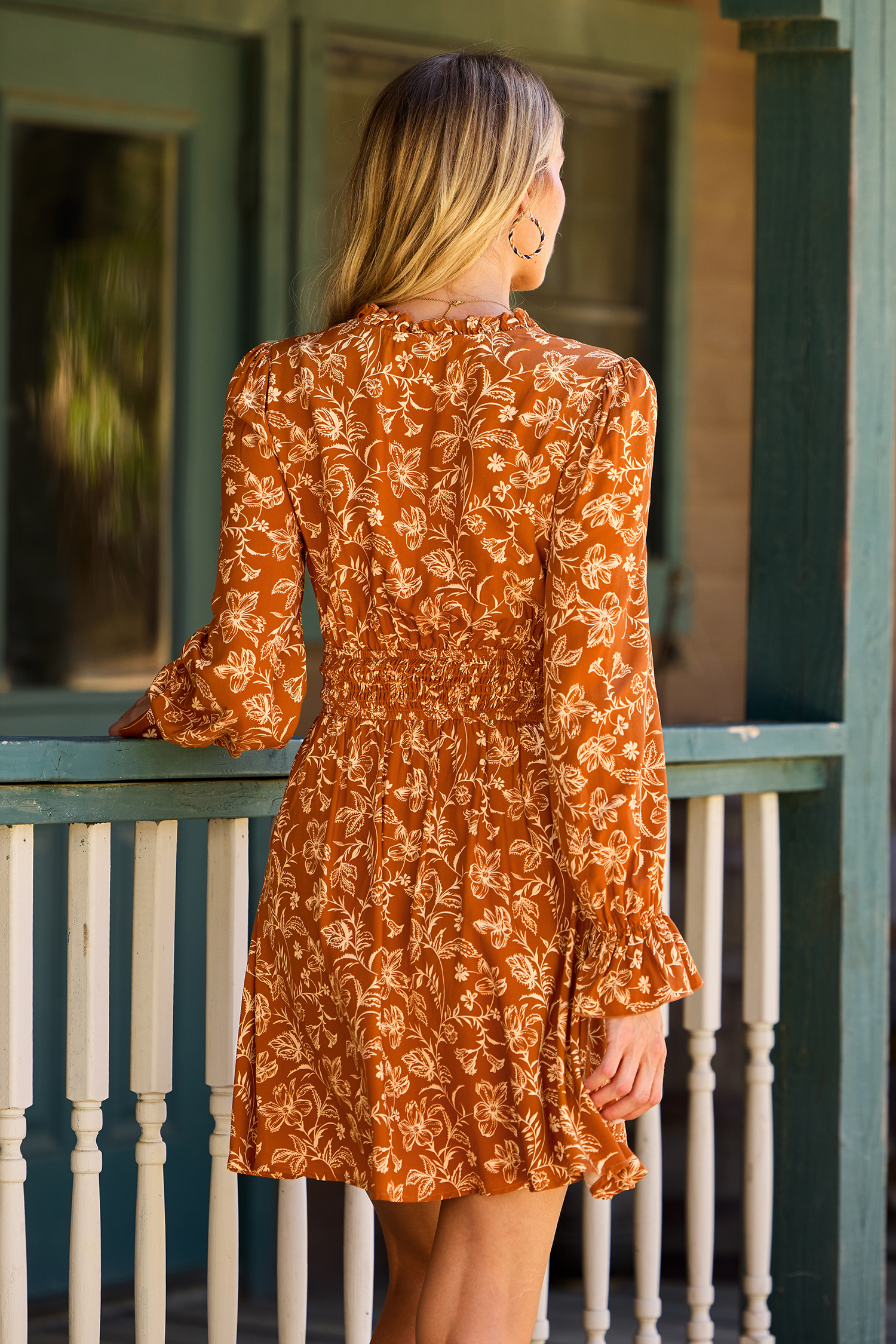 Cupshe Boho Babe Floral Mini Dress