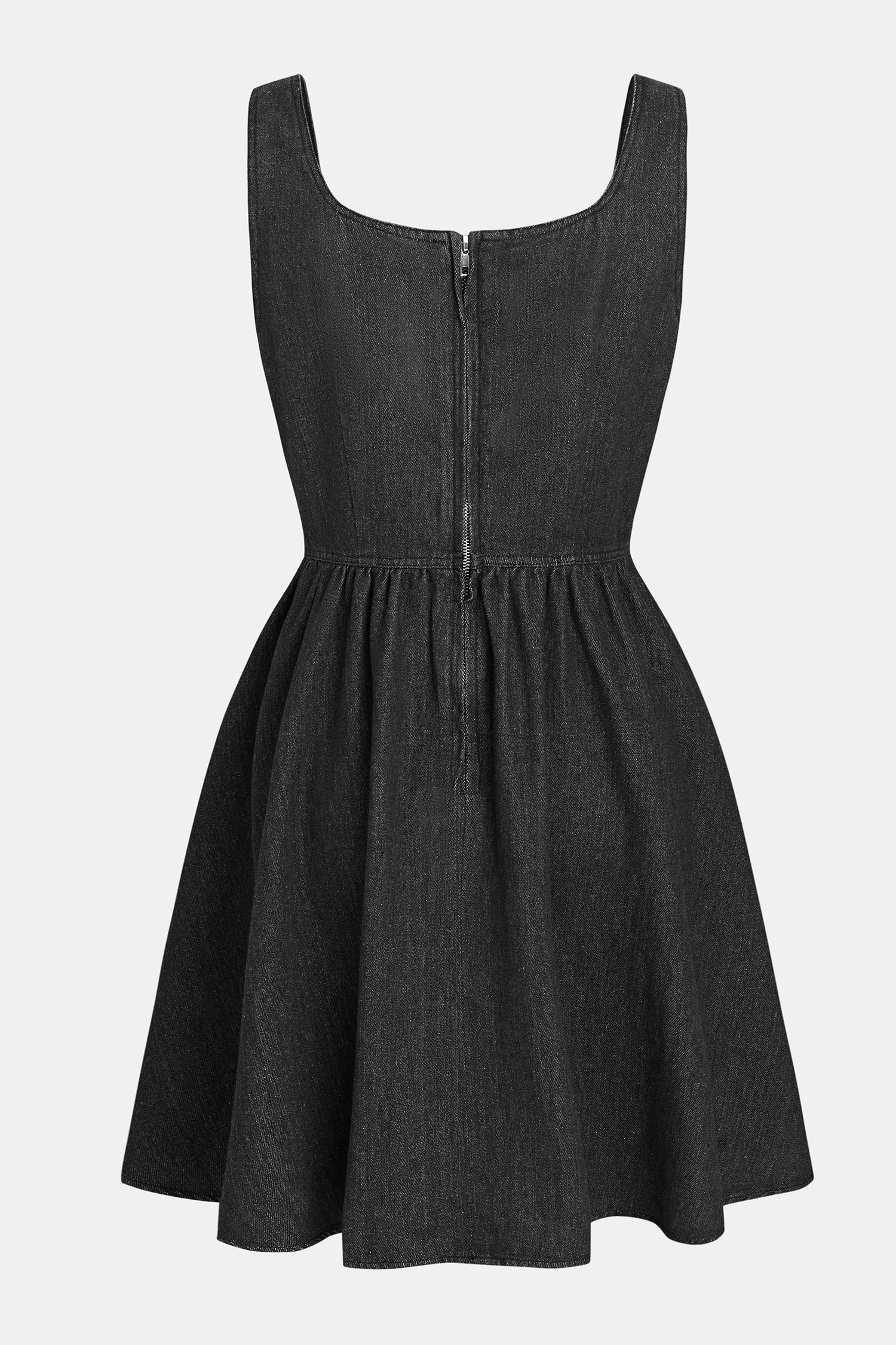 Cupshe Everyday Fairytale Grey Mini Dress In Black