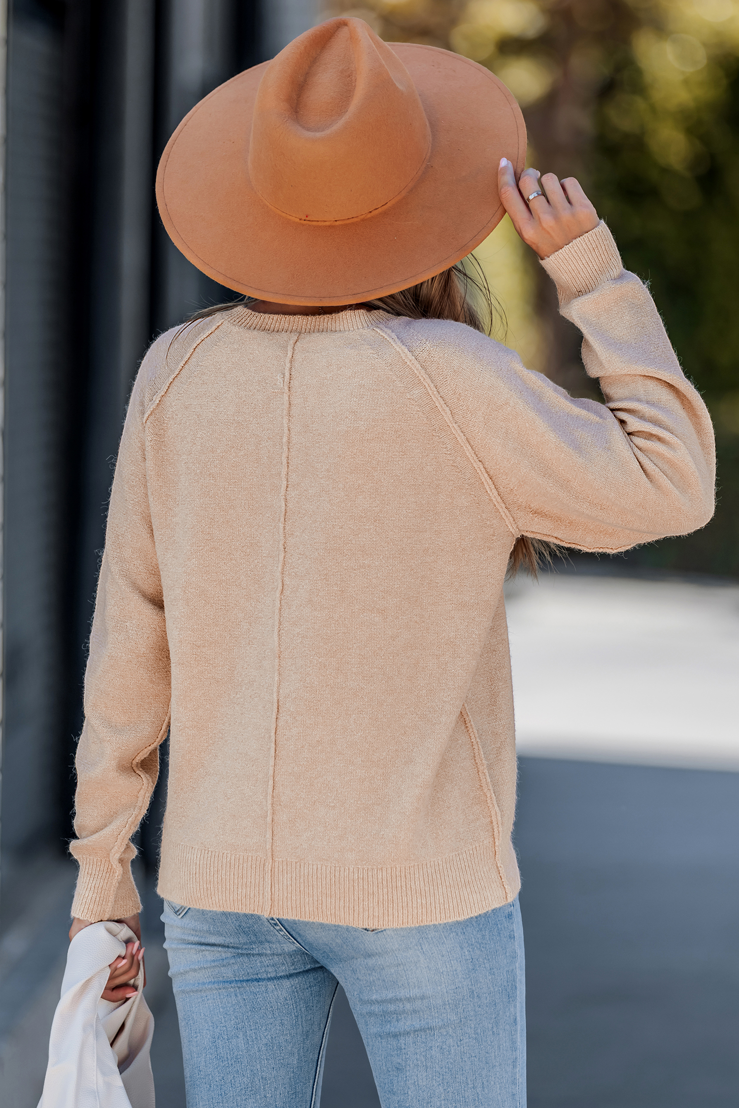 Cupshe Quiet Sands Beige Sweater In Neutral