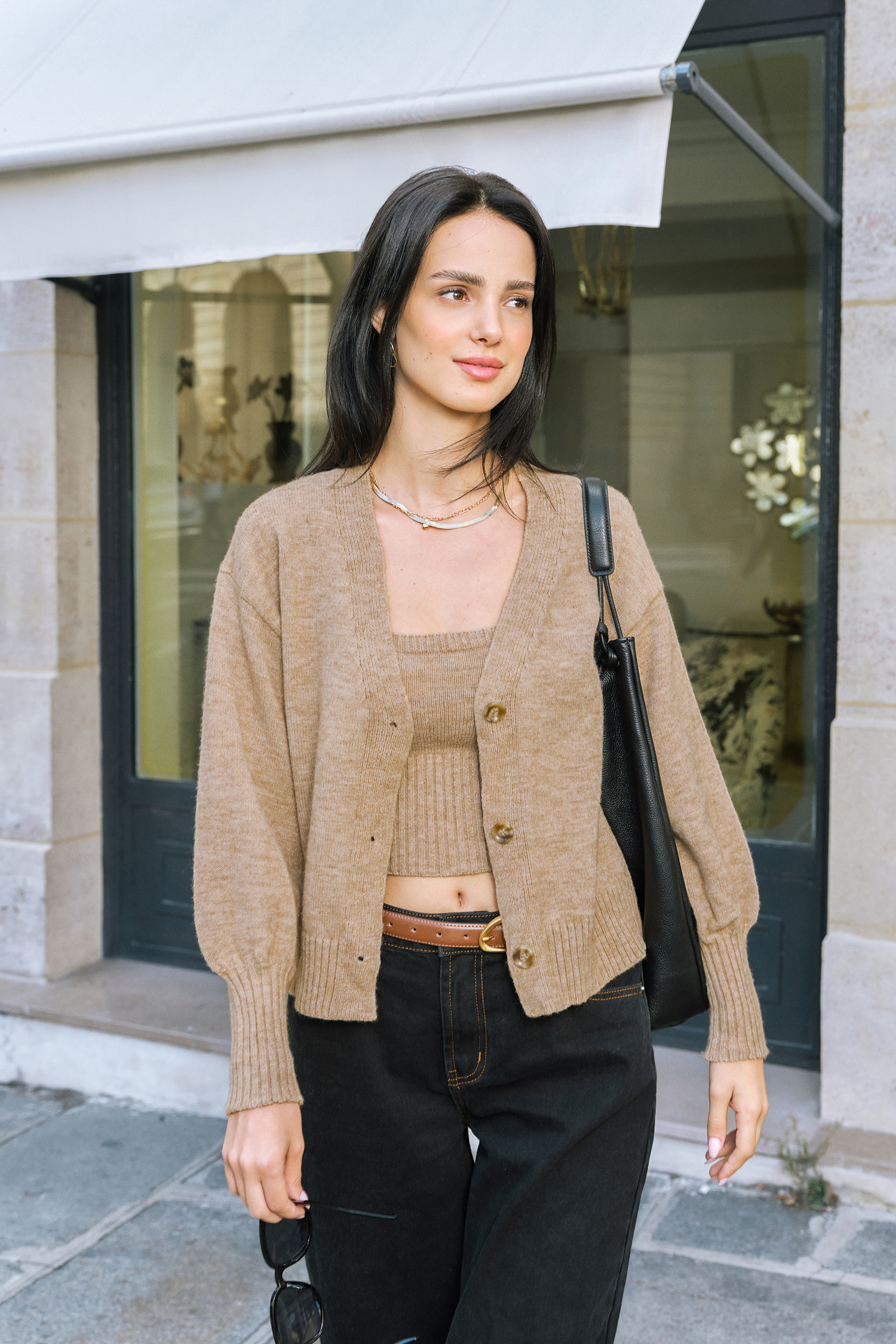 Cupshe Daily Ritual Khaki Cardigan In Brown