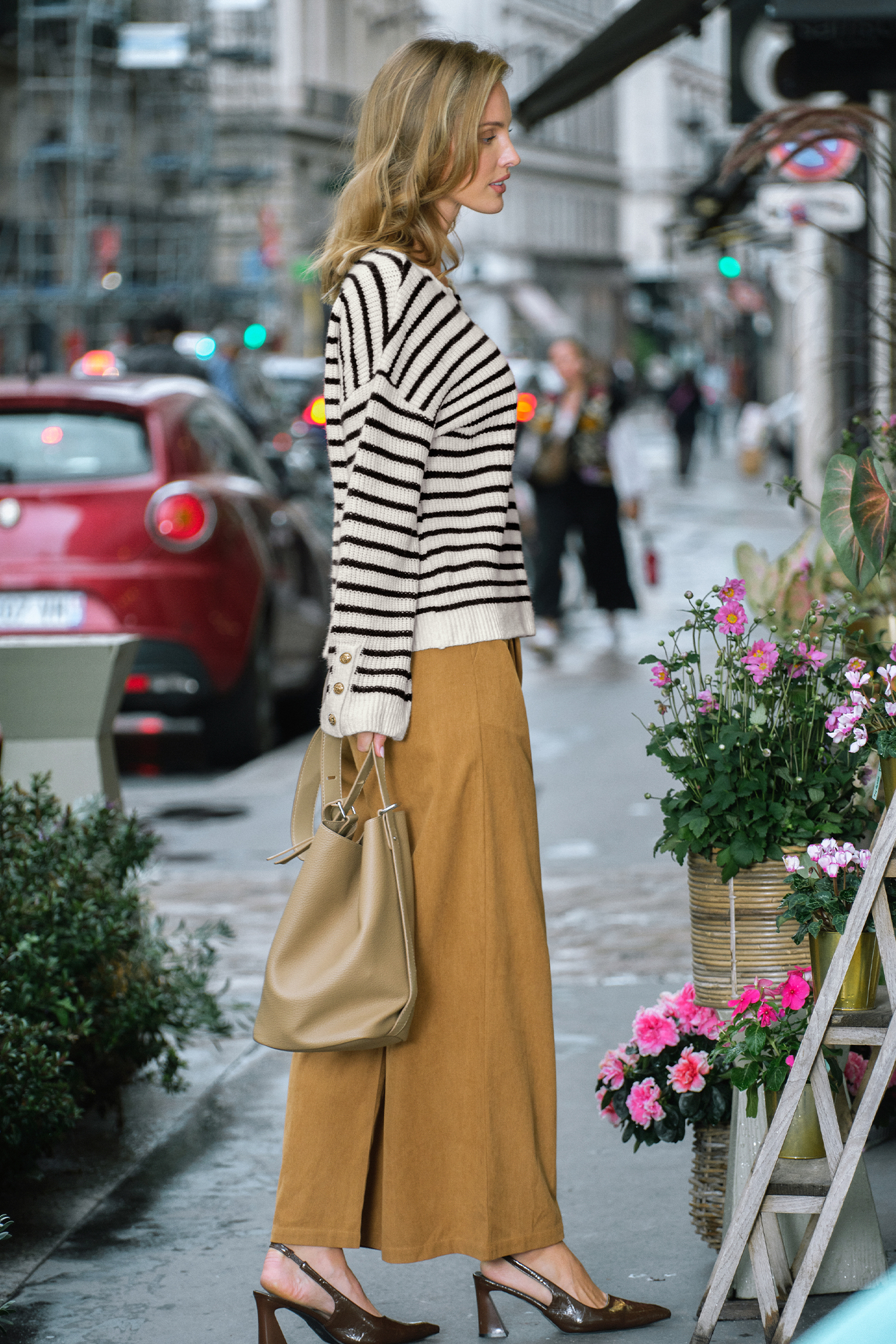 Cupshe Lean On Me Striped Sweater In Multi