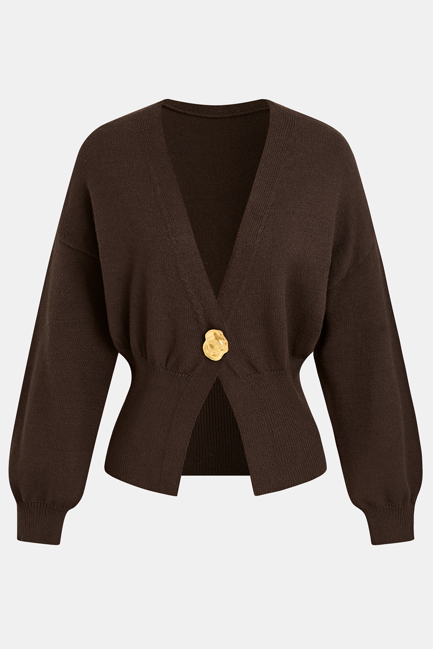 Cupshe Effortless Confidence Brown Cardigan In Brown