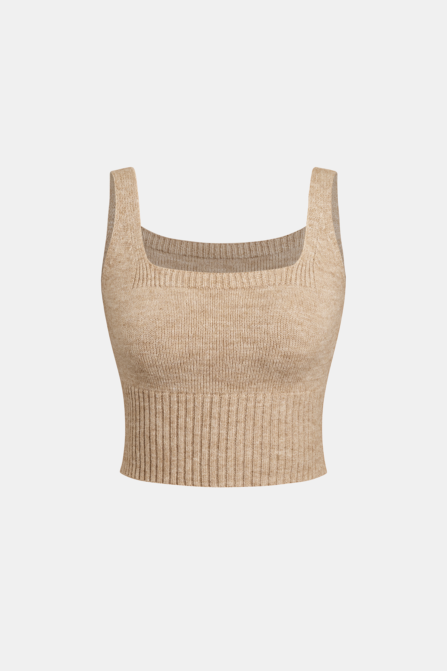 Cupshe Daily Ritual Khaki Top In Neutral