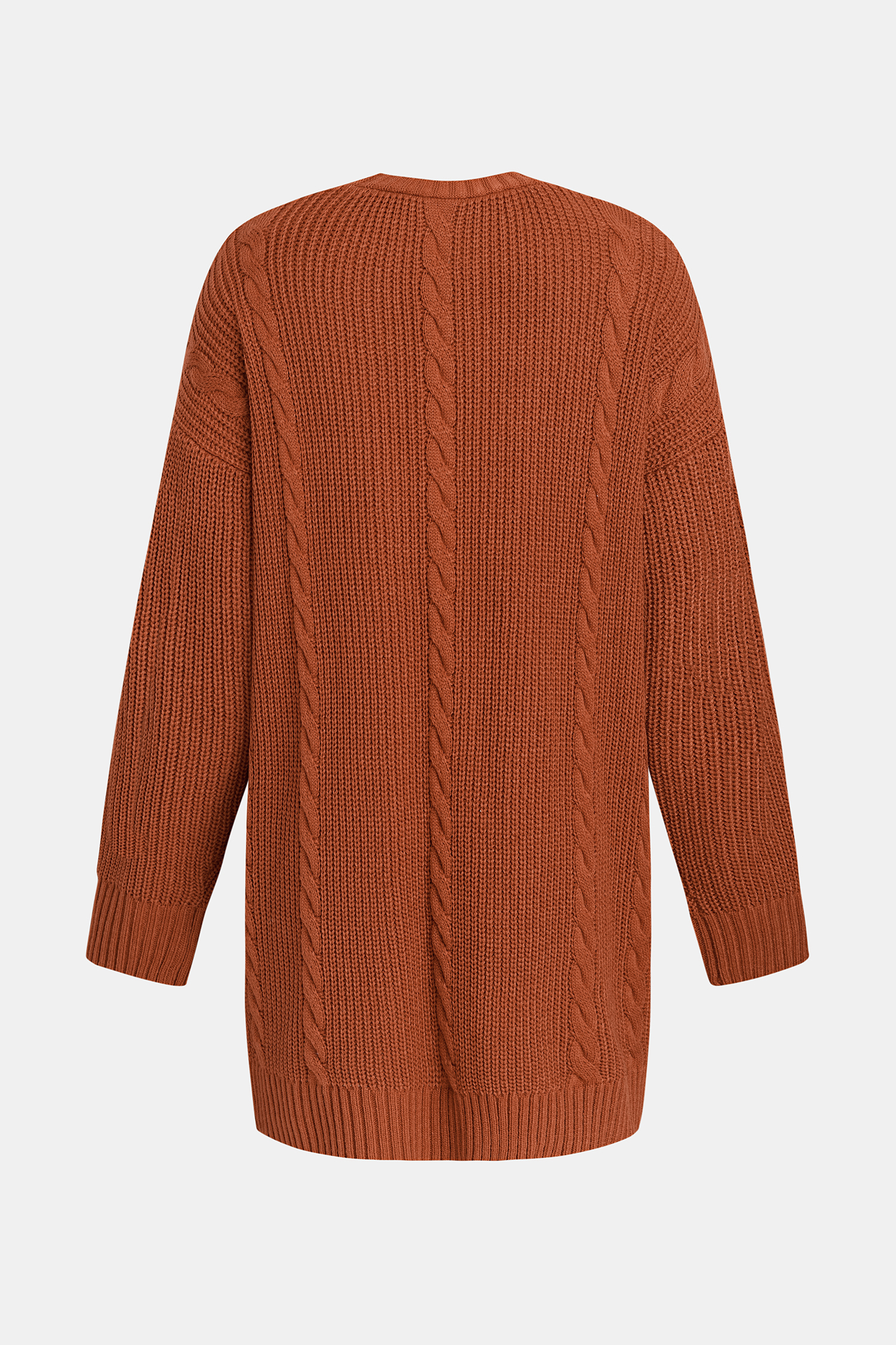 Cupshe Comfort Layer Orange Cardigan