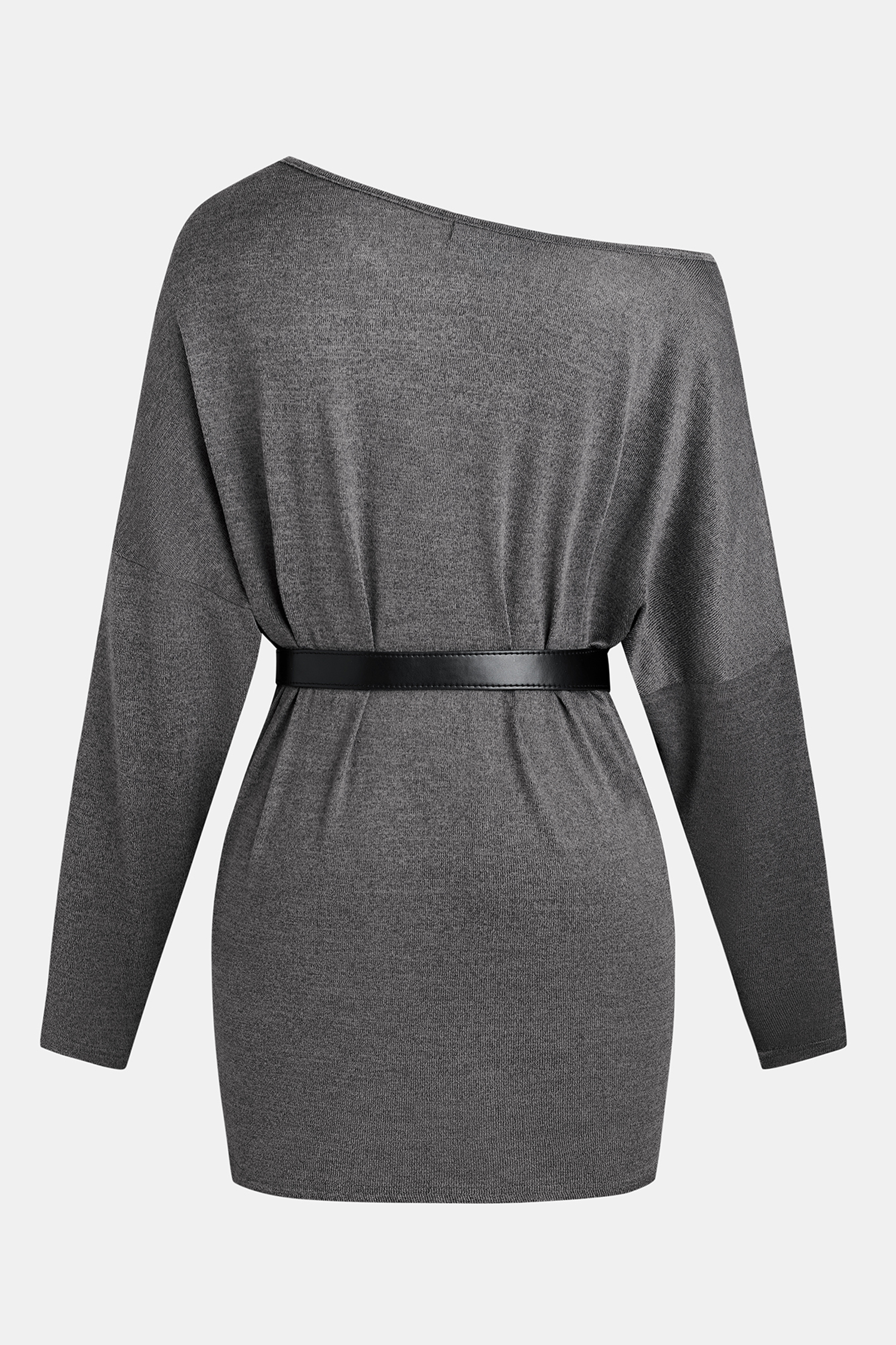 Cupshe Downtown Glow Grey Mini Dress In Gray