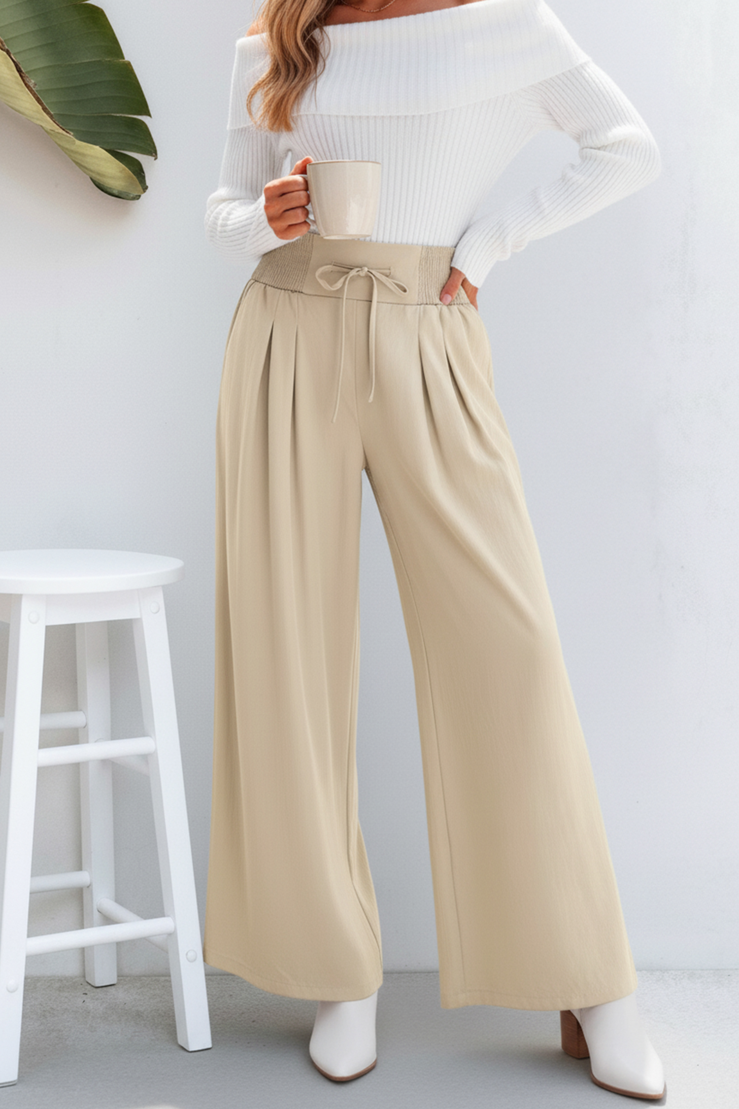 No te pierdas los pantalones beige