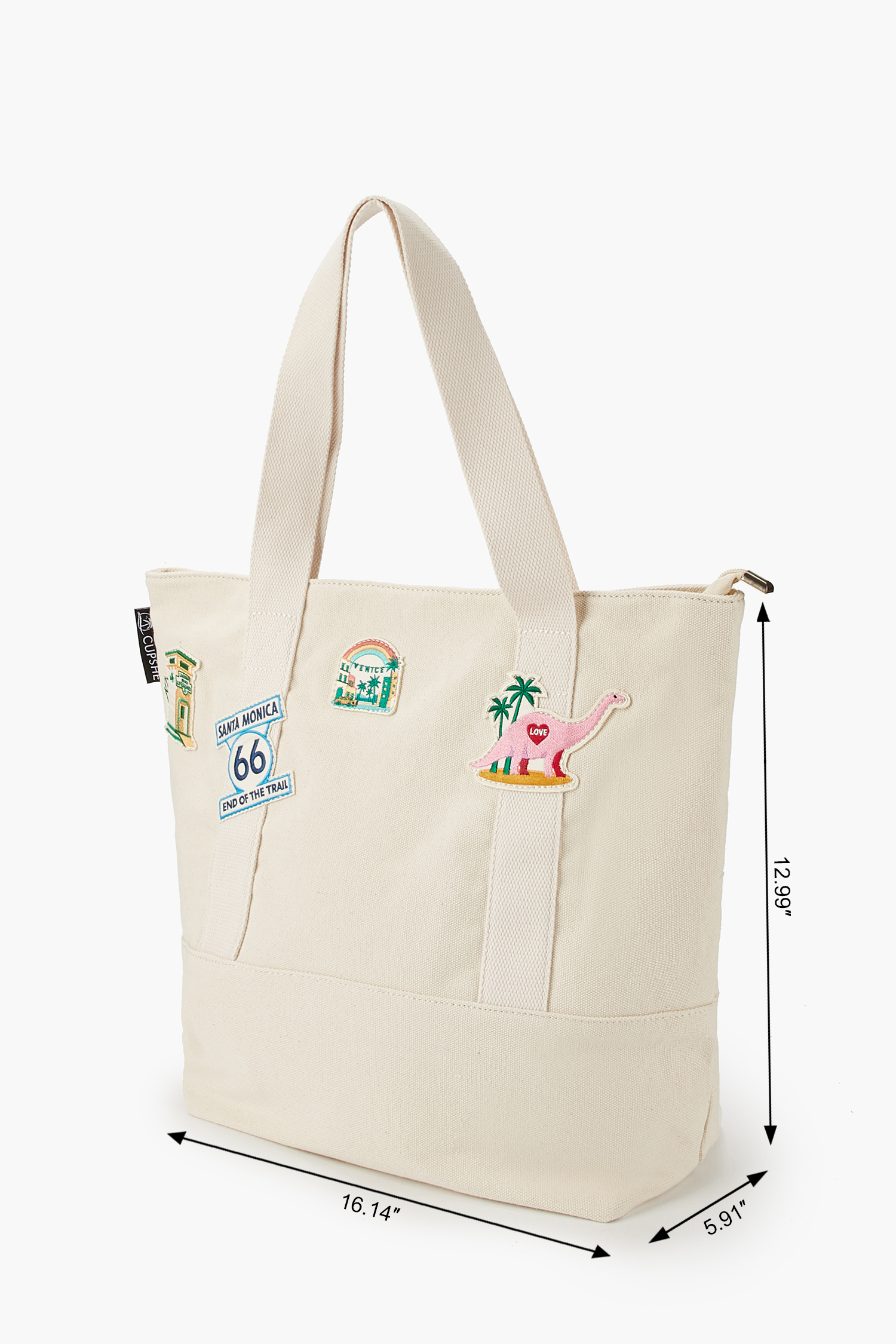 Cali Coast Canvas Tote Bag