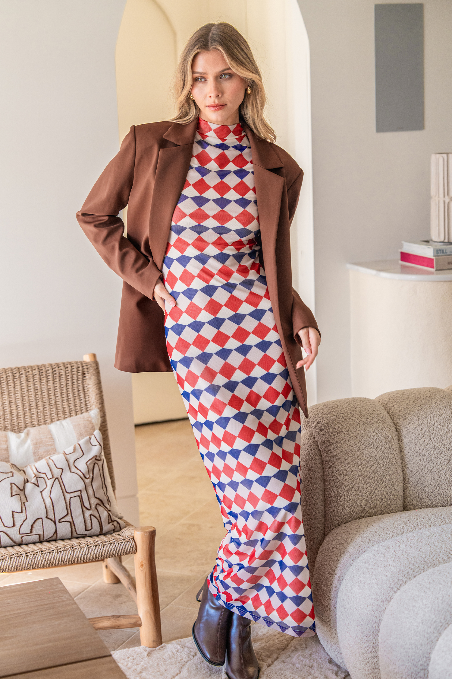 Cupshe Unexpected Abstract Maxi Dress In Multi