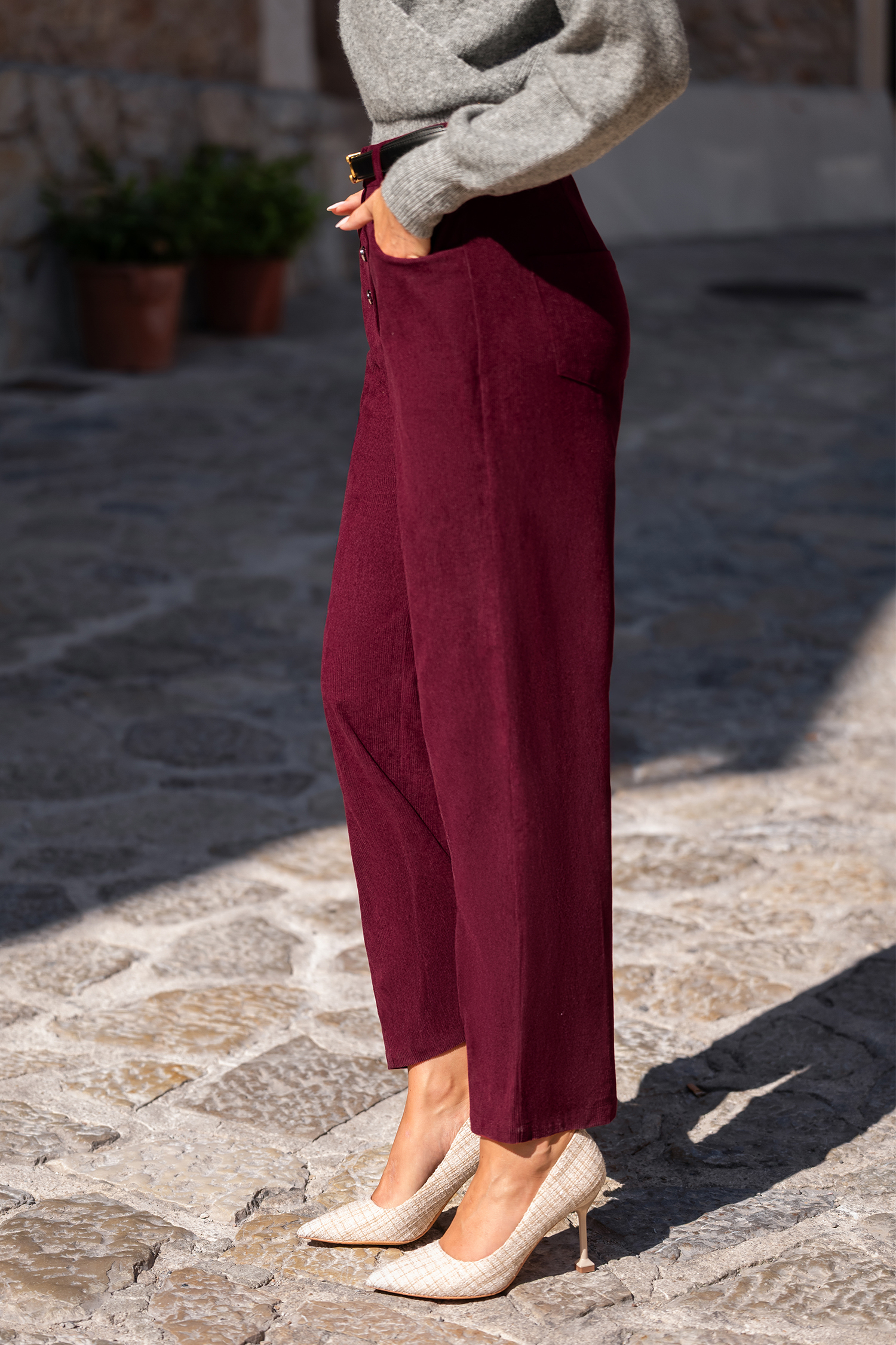 Cupshe First Round Red Pants