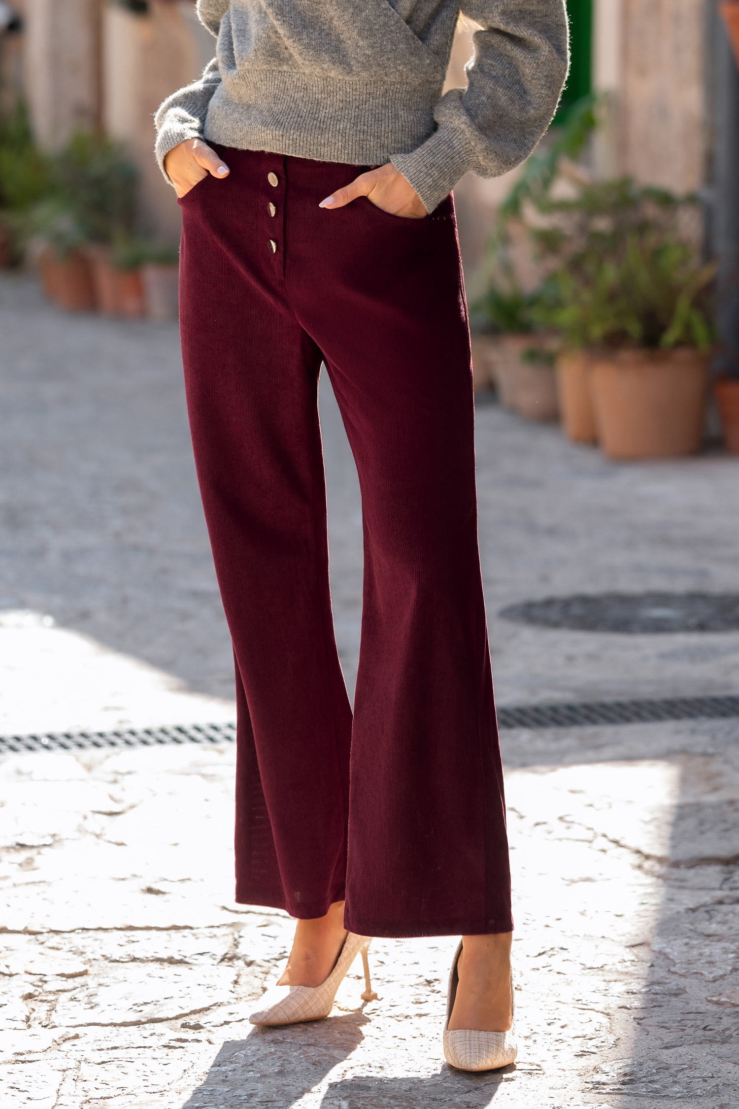 Cupshe First Round Red Pants