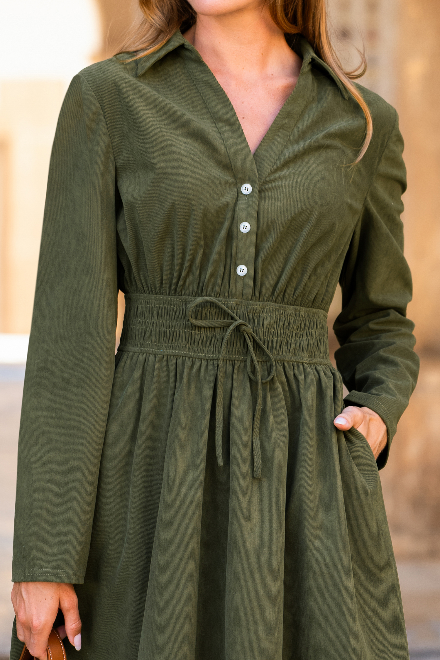 Cupshe Inbox Closed Olive Mini Dress In Green