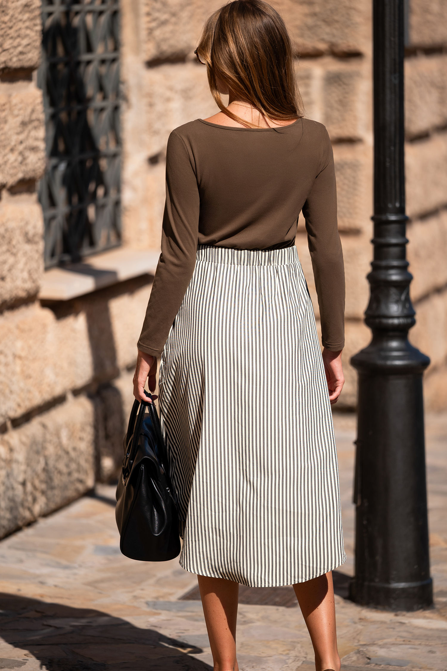 Cupshe First Street Striped Maxi Dress