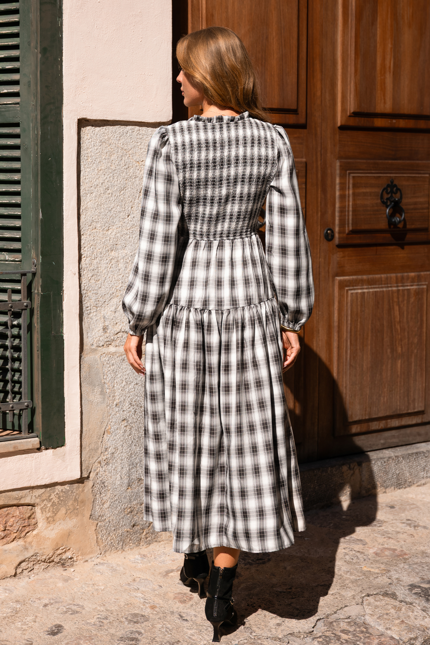 Cupshe Honey & Thyme Plaid Maxi Dress In Multi