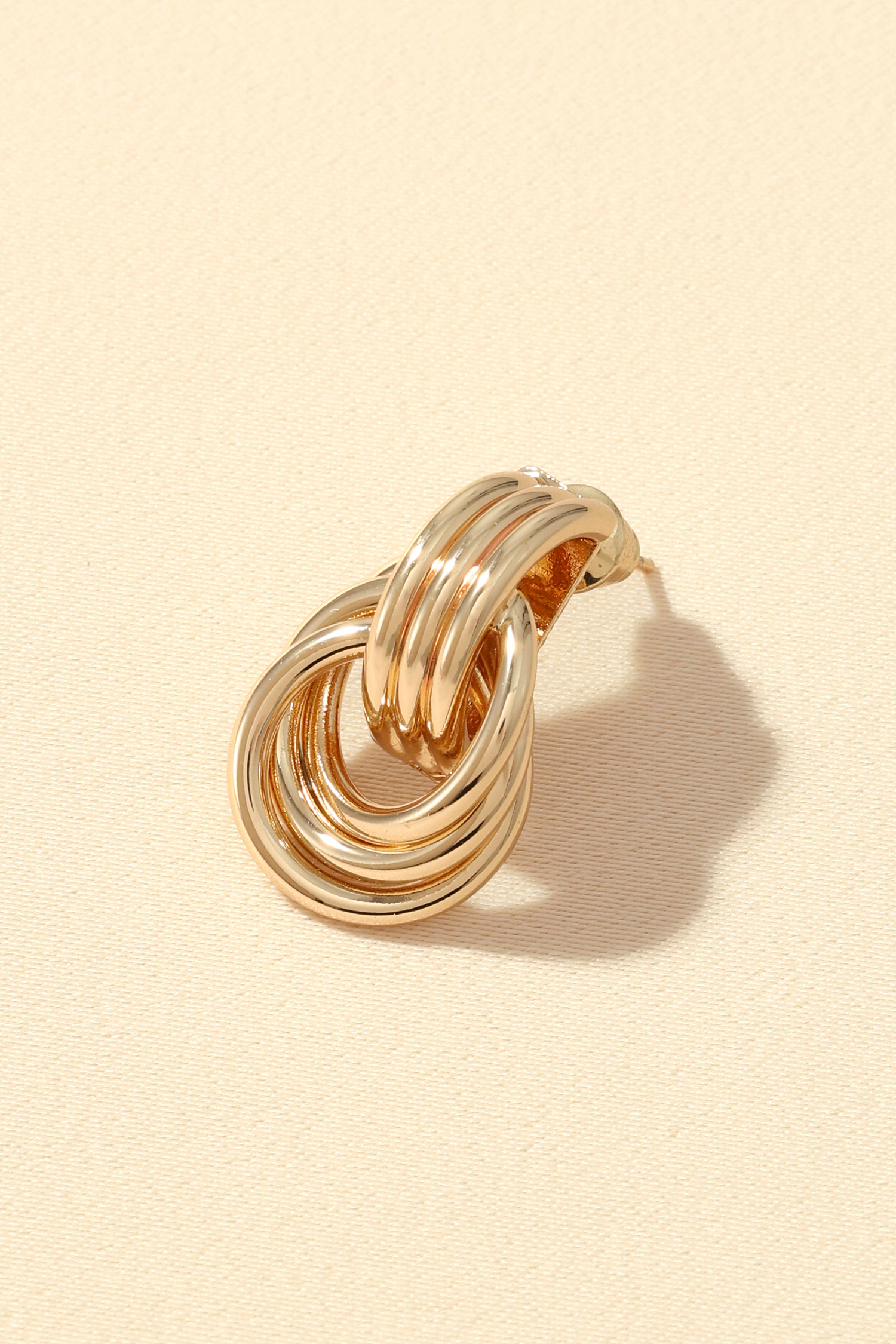 Focal Point Gold-Tone Earrings