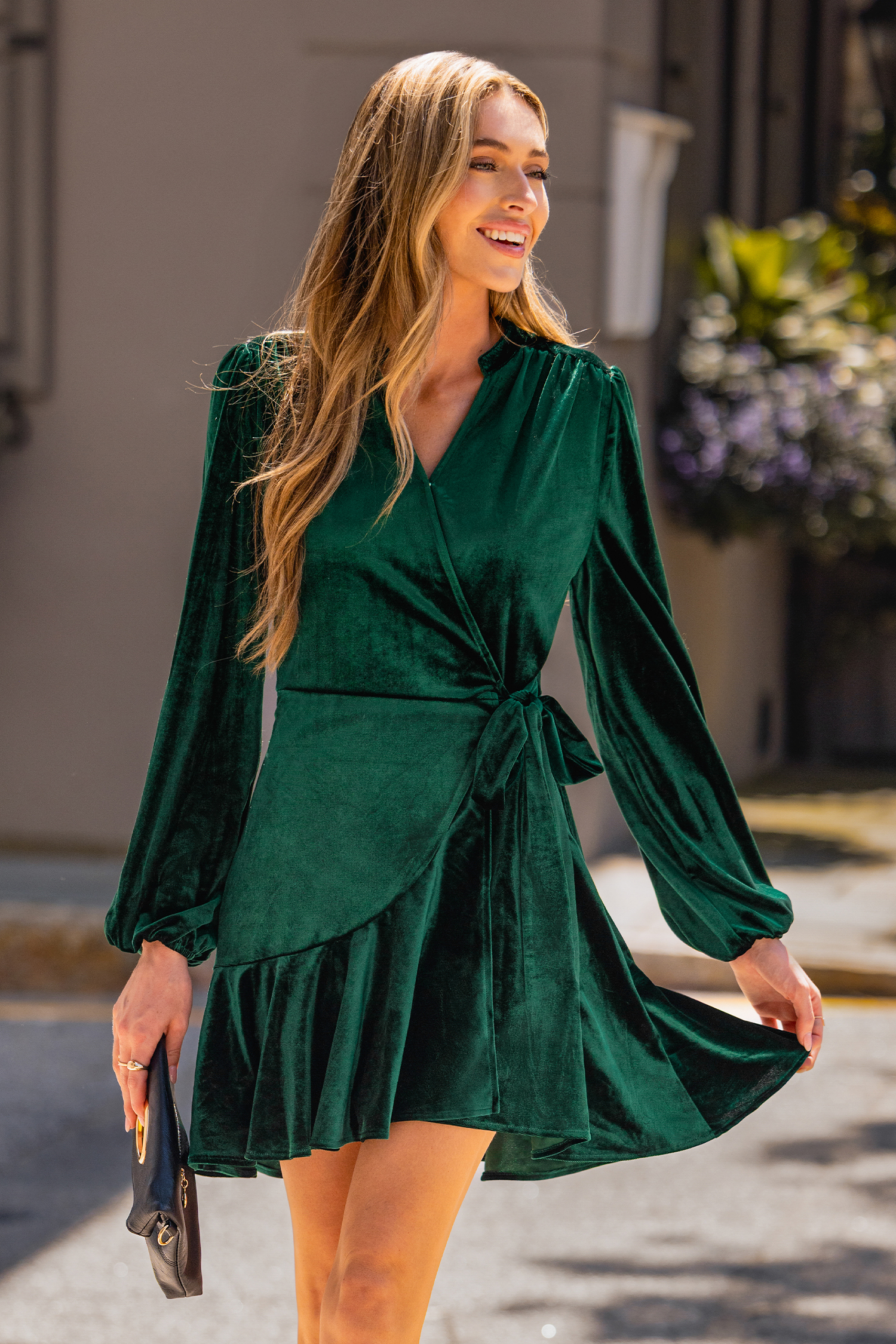 Cupshe At Candlelight Green Mini Dress In Green