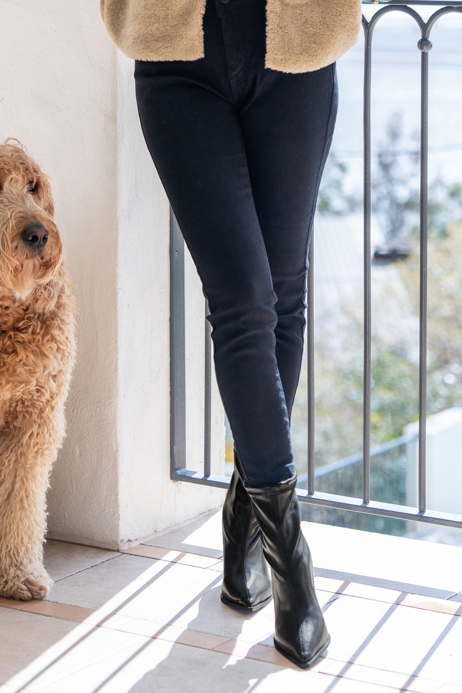 Cupshe Night Vision Black Boots In Black