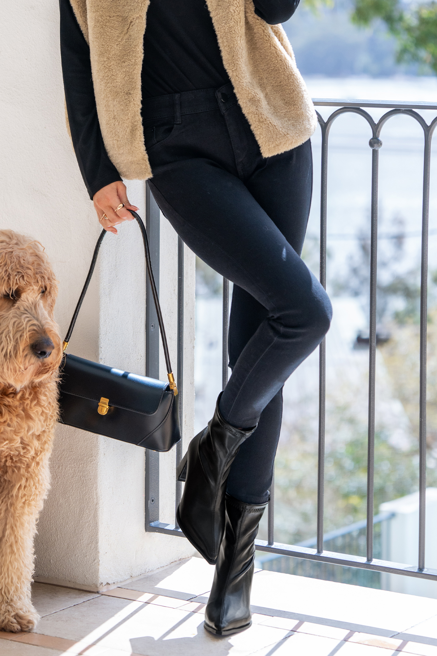 Cupshe Night Vision Black Boots In Black