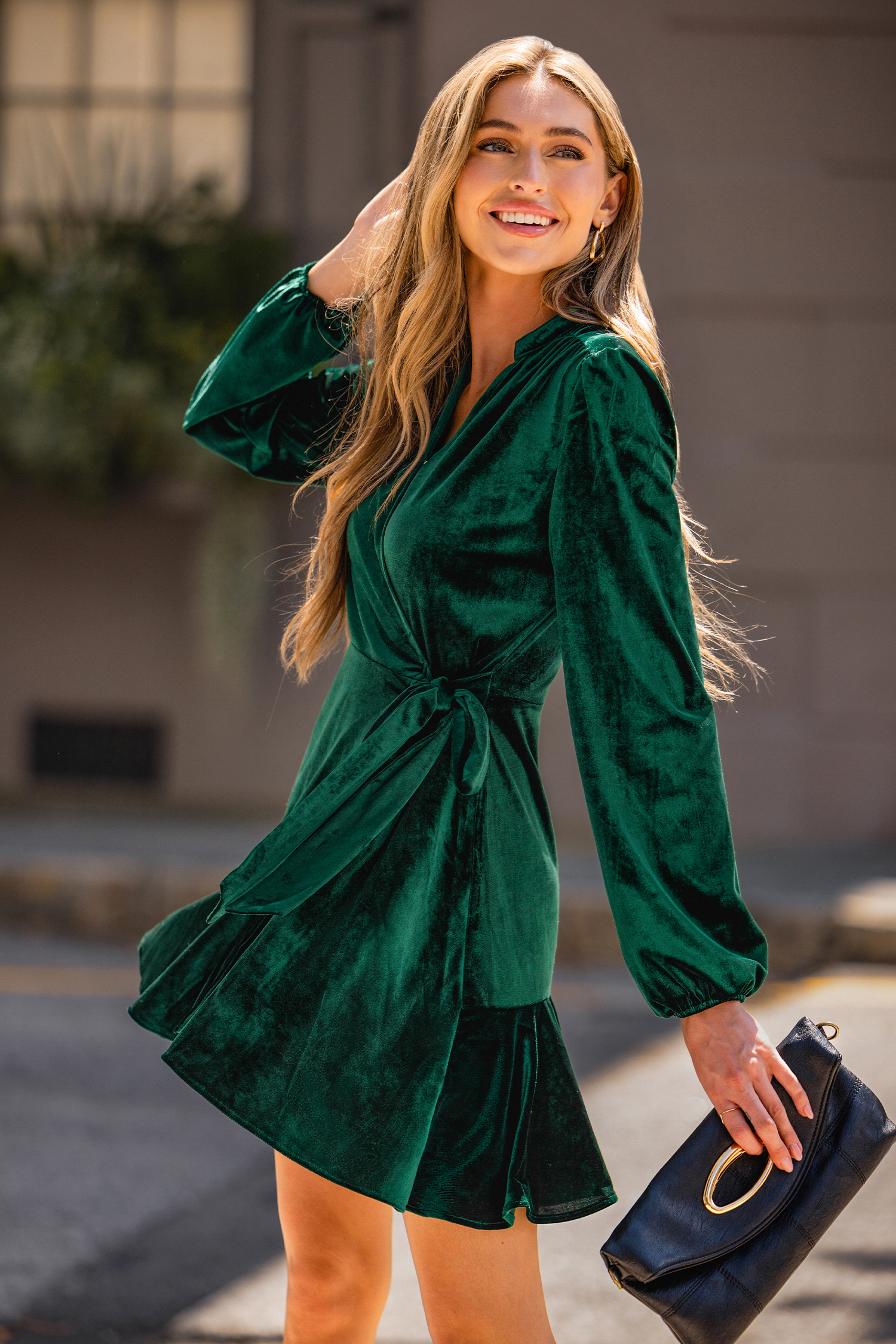 Cupshe At Candlelight Green Mini Dress In Green