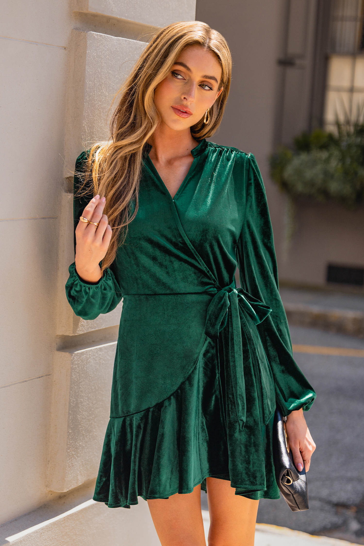 Cupshe At Candlelight Green Mini Dress In Green