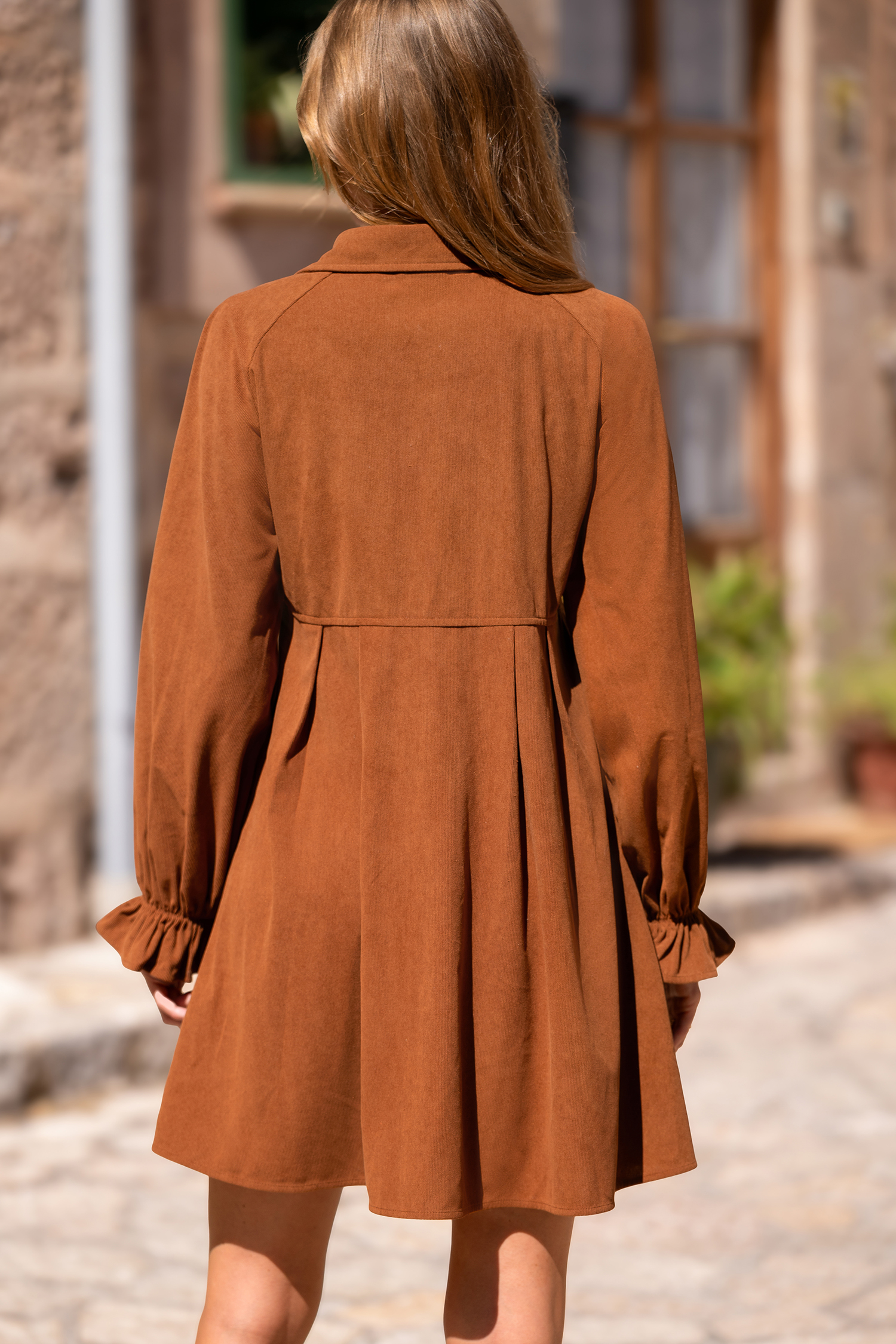 Cupshe No Edits Brown Mini Dress