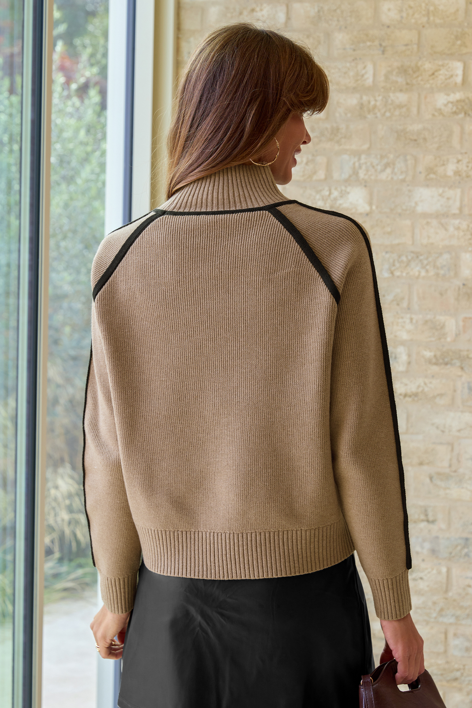 Cupshe Little Victory Brown Sweater In Neutral