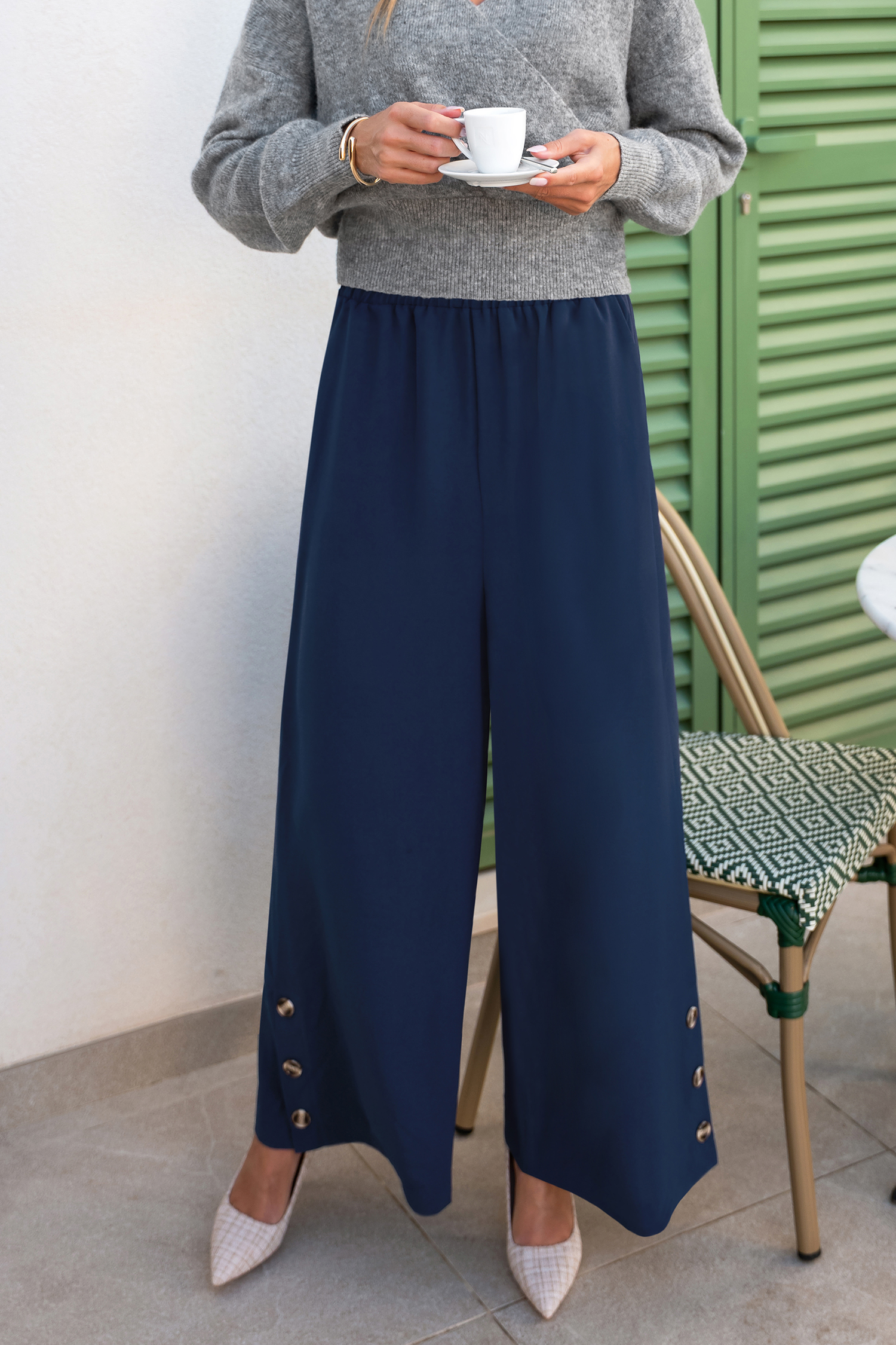 City Tempo Blue Trousers