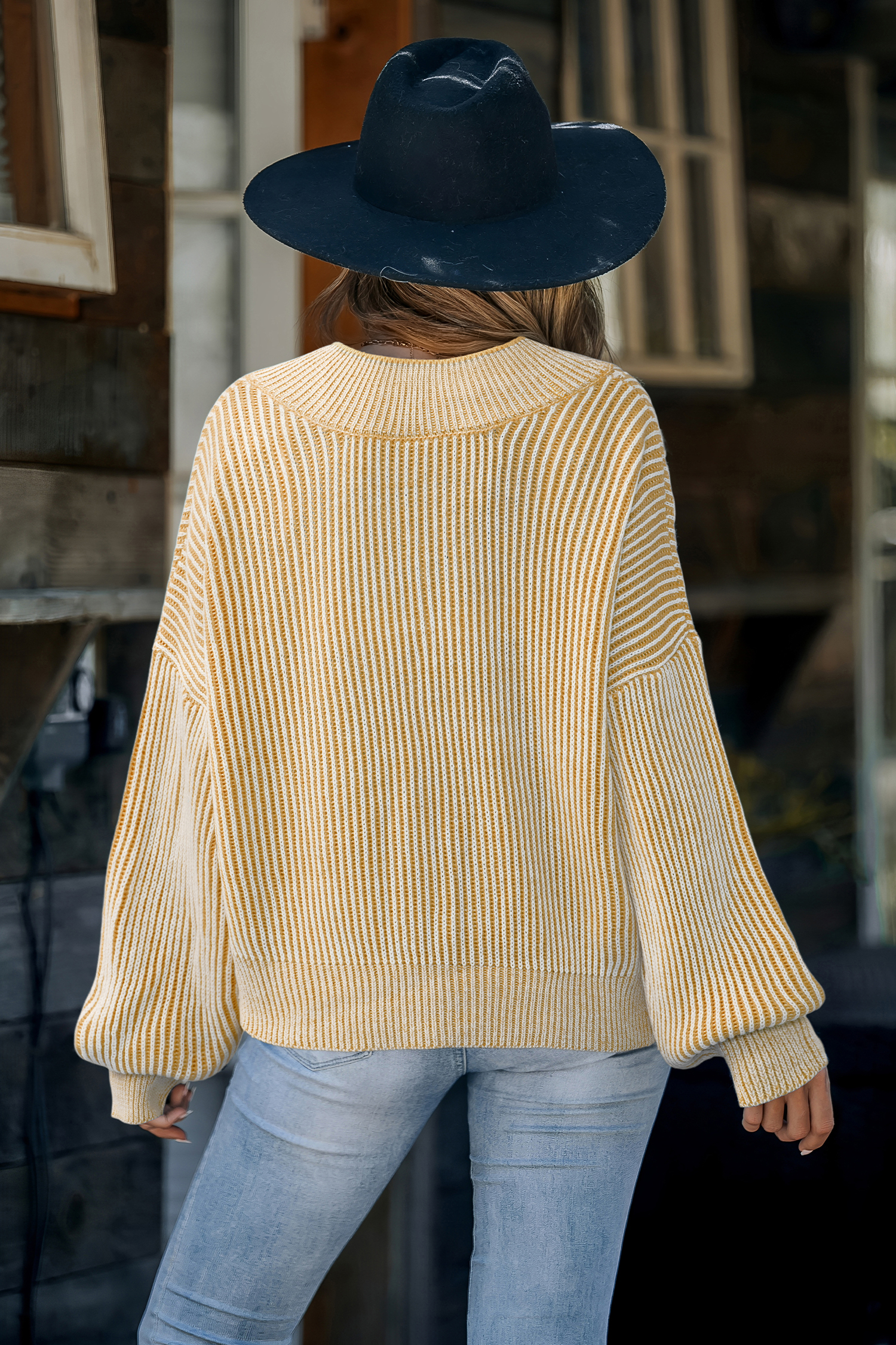 Cupshe By Your Side Yellow Sweater