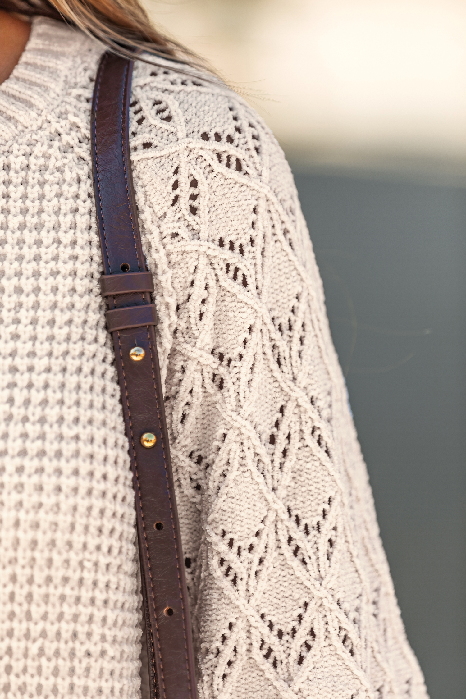 Not a Care Cream Sweater