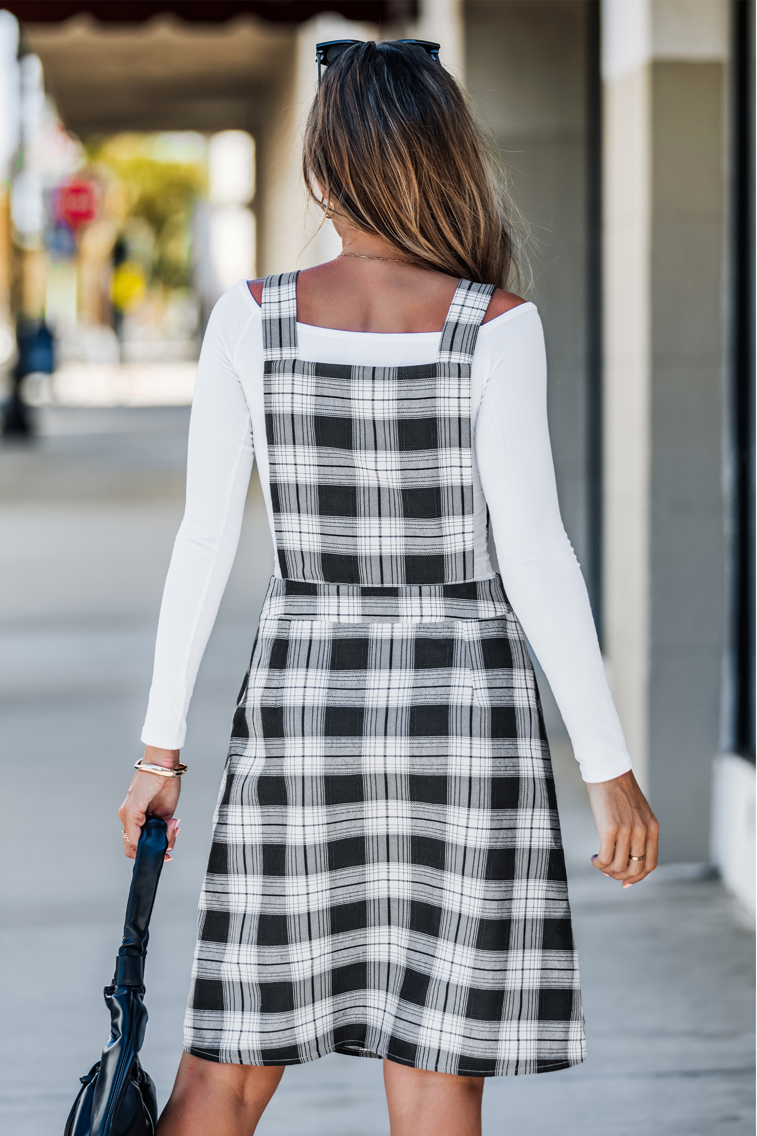 Cupshe Cozy Charm Plaid Midi Dress