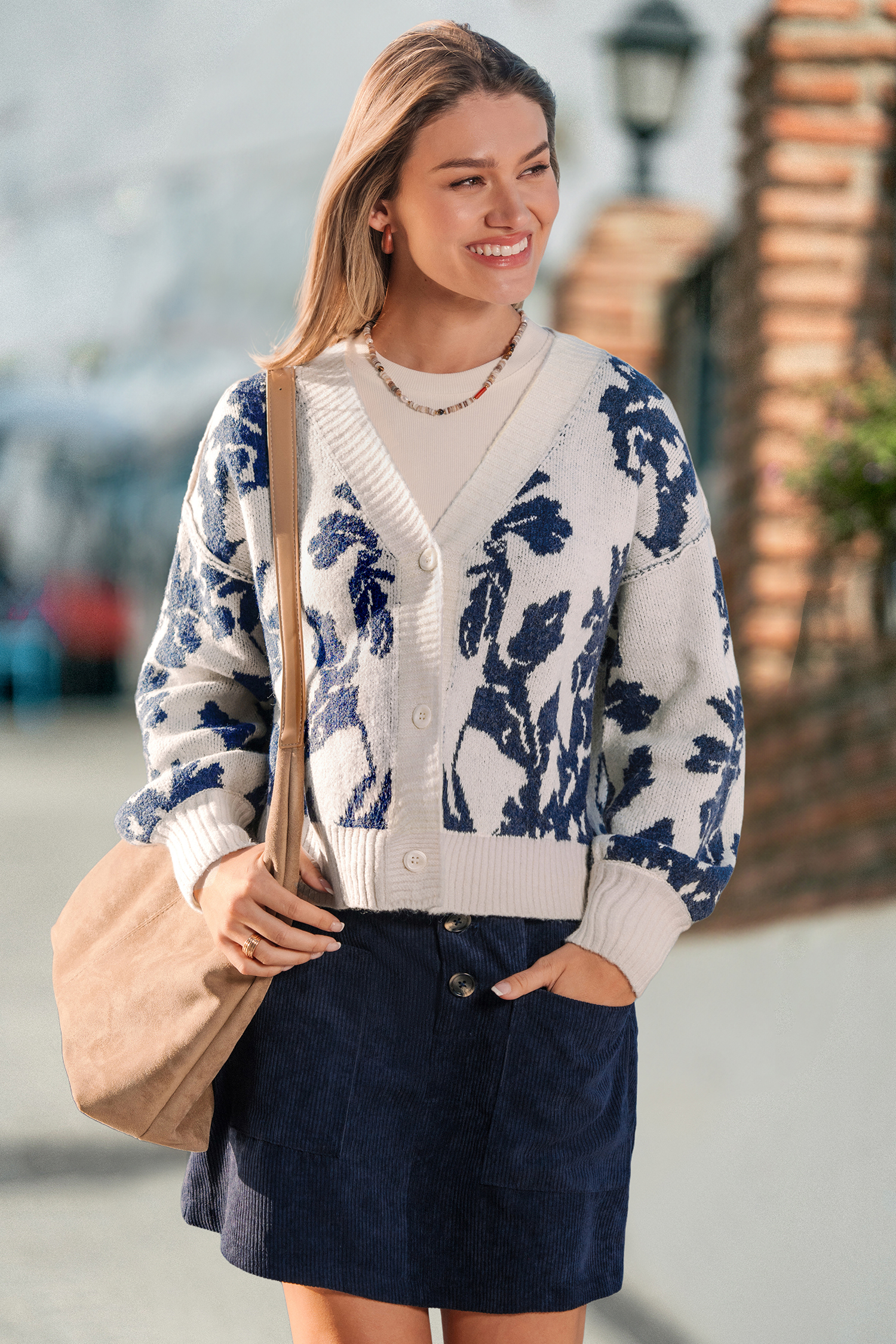 Cupshe Tea & Petals Floral Cardigan