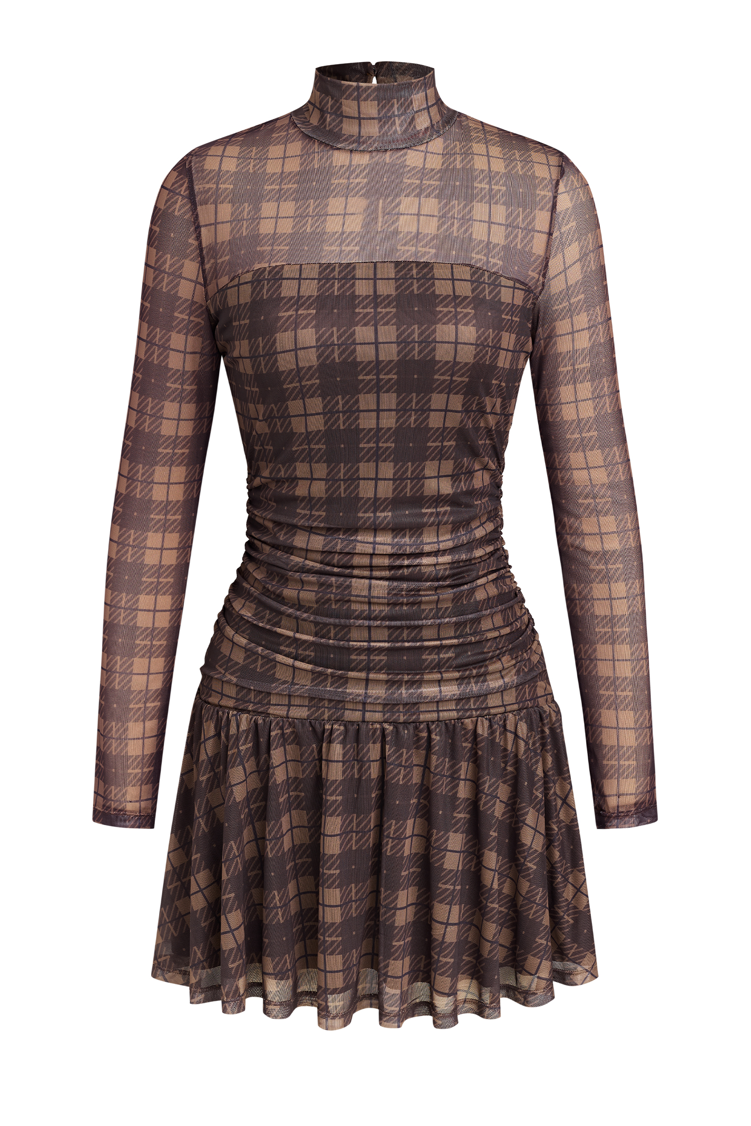 Cupshe X Demi Engemann Girls' Night Out Mini Dress In Brown