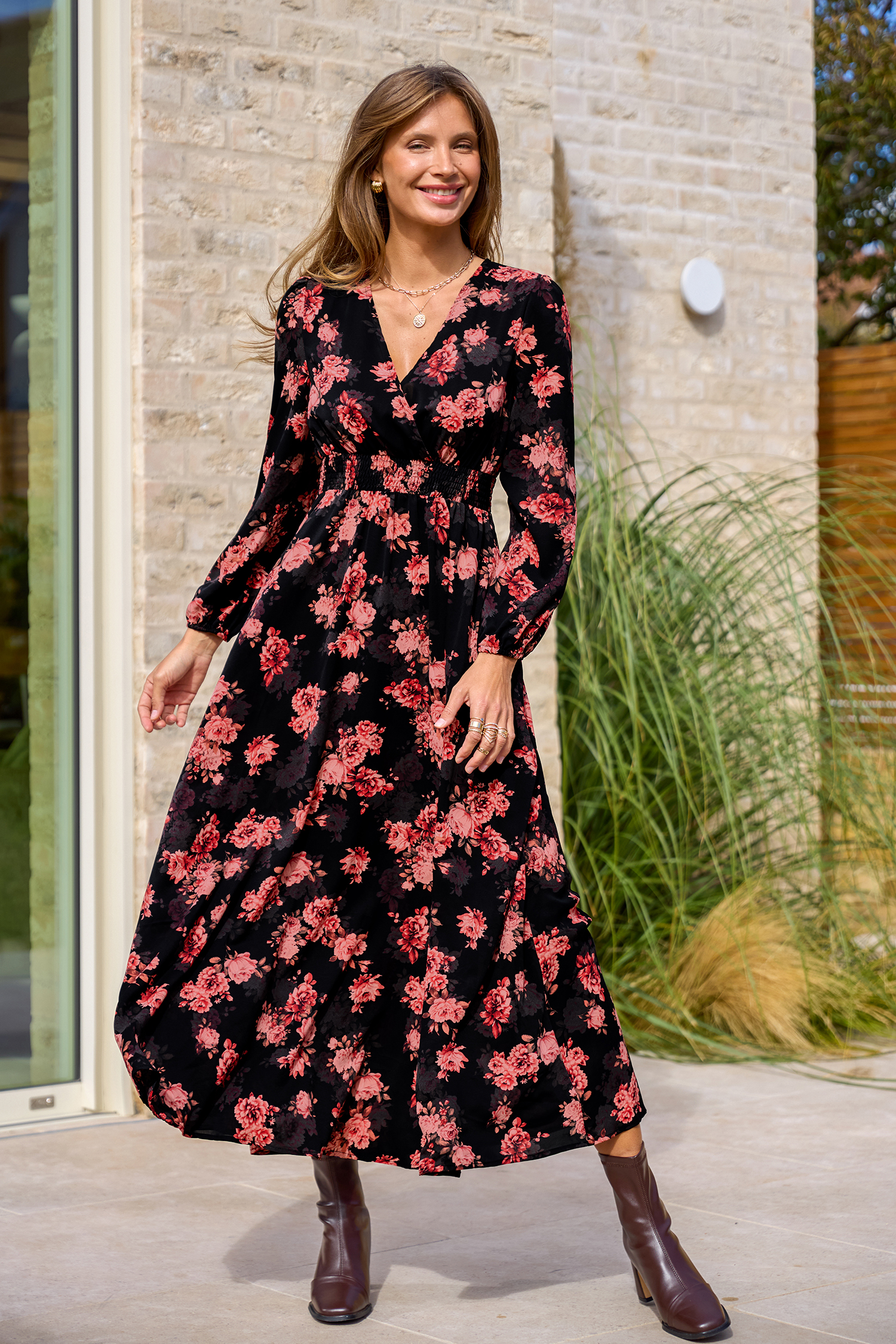 Cupshe Petal Dream Floral Maxi Dress In Multi