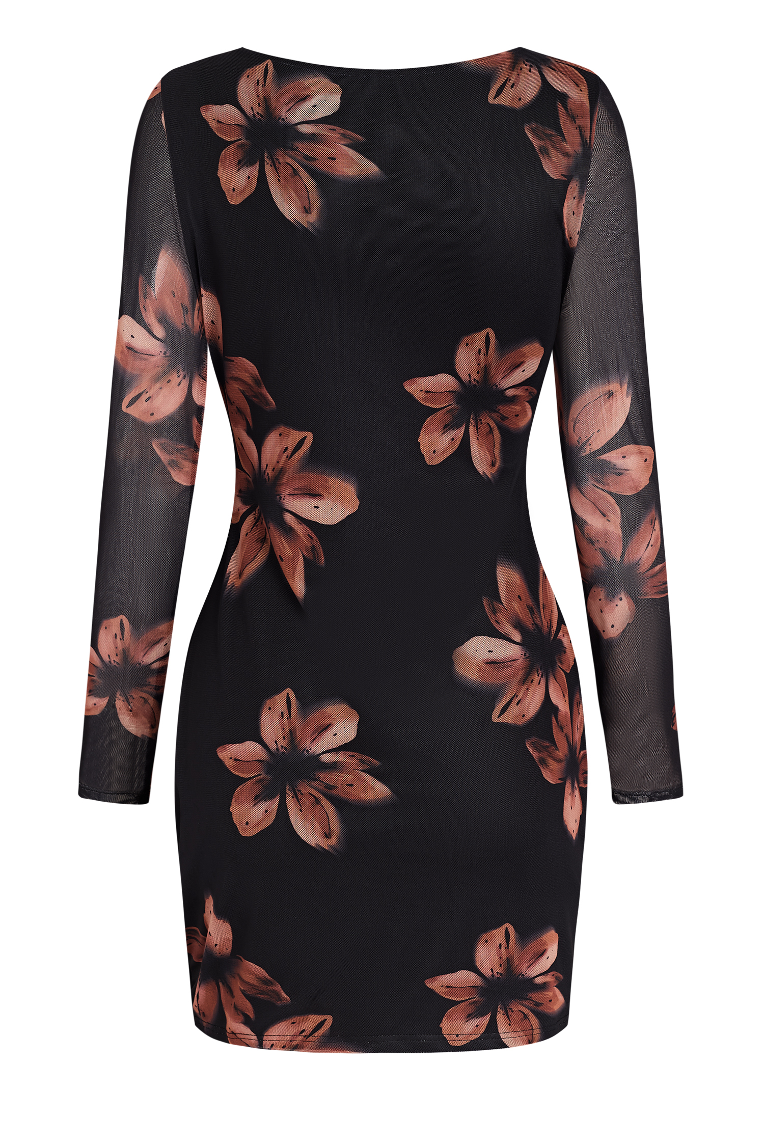 Cupshe X Jen Affleck Trad Wife Mini Dress In Black