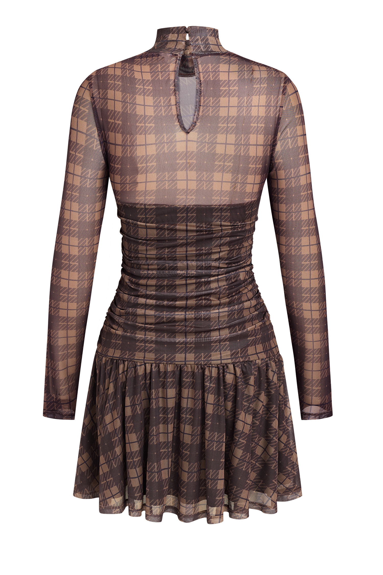 Cupshe X Demi Engemann Girls' Night Out Mini Dress In Brown