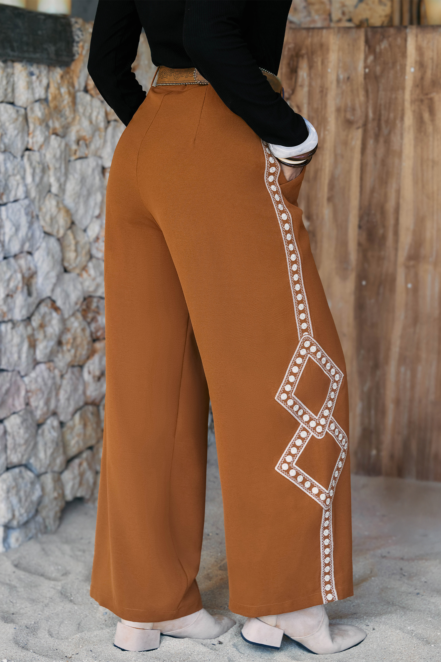 Cupshe Go Far Brown Pants