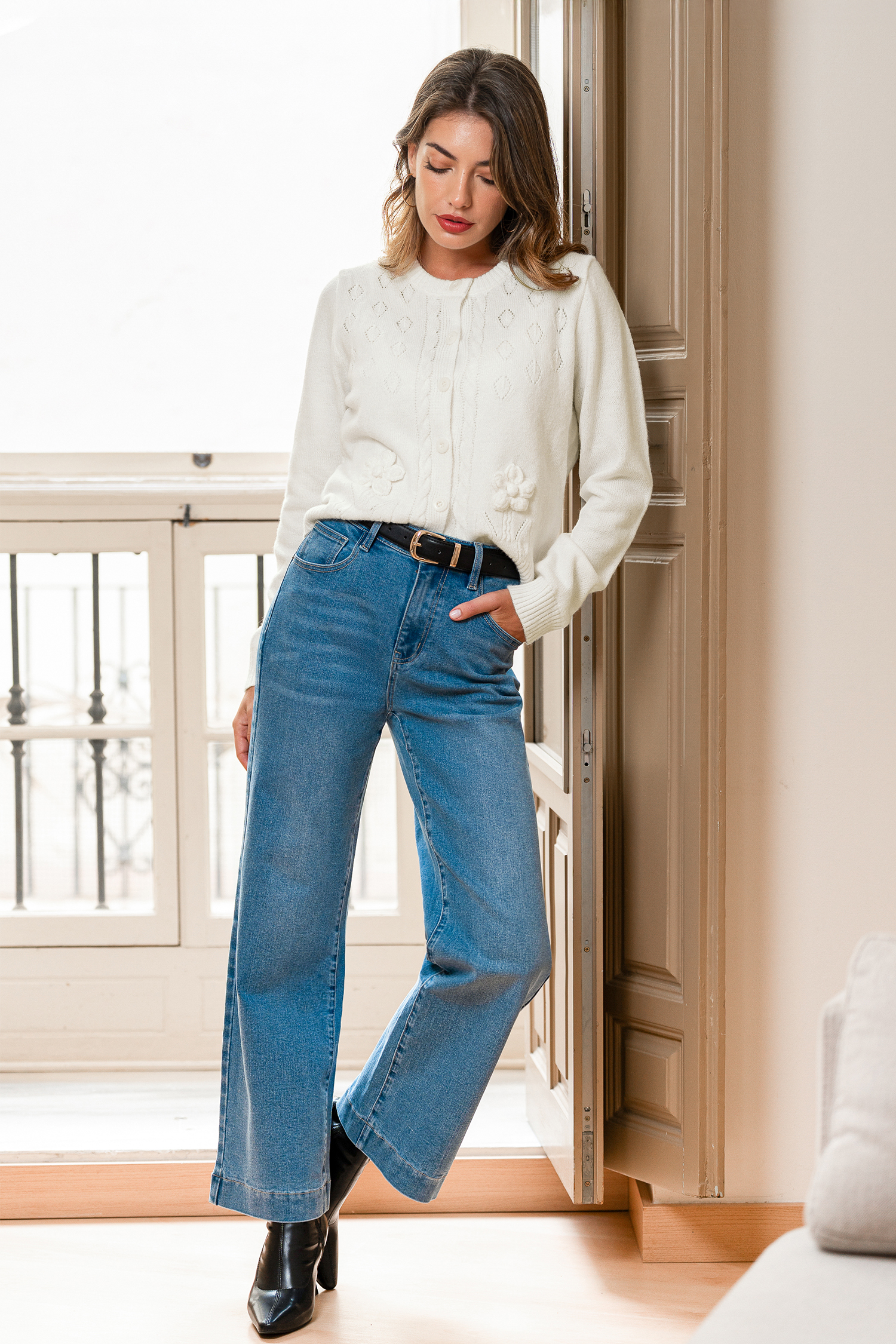 Cupshe Side Quest Blue Jeans In Blue