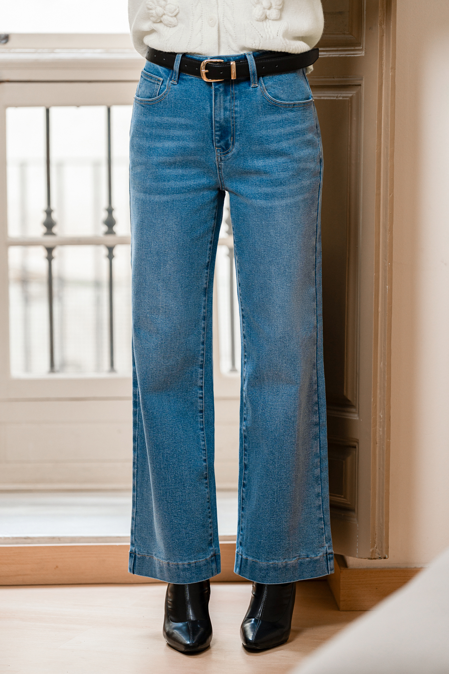 Cupshe Side Quest Blue Jeans In Blue