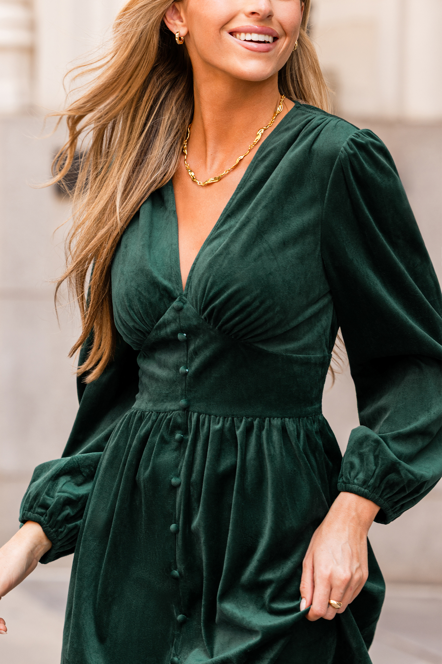 Cupshe Twilight Grove Green Mini Dress In Green