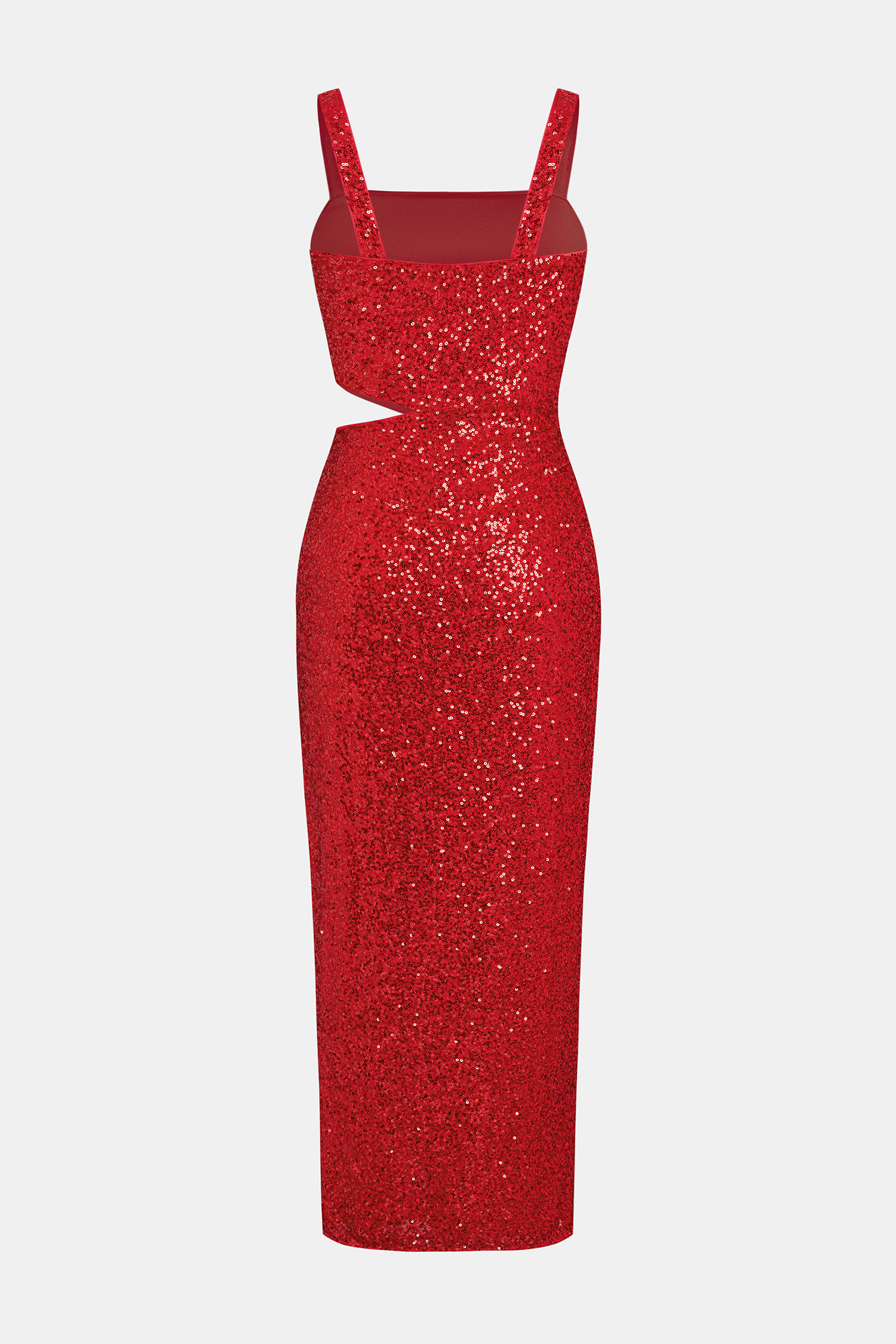 Cupshe X Layla Taylor Feeling Hot Maxi Dress In Red